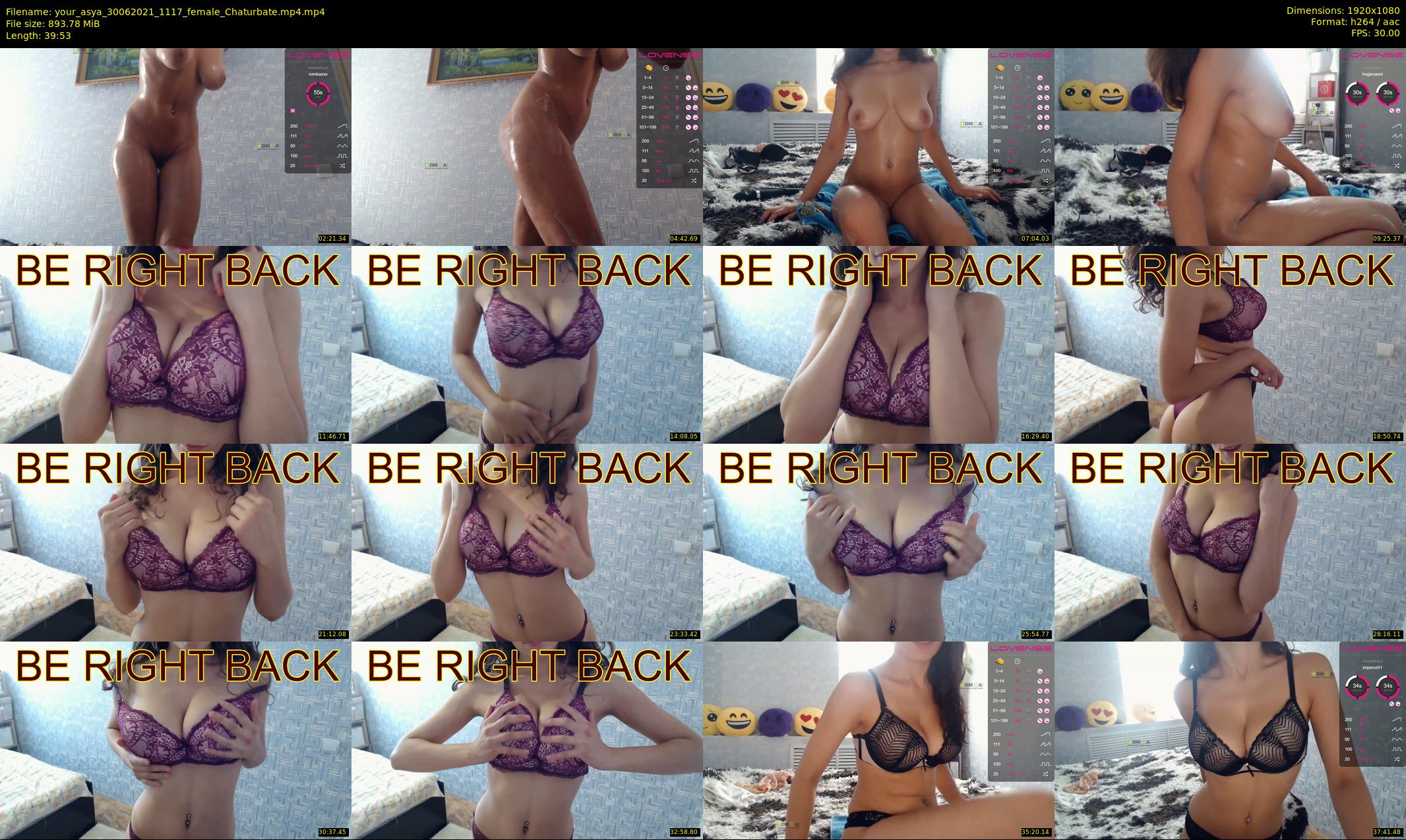 your_asya — 40 minute Chaturbate female cam show recording, 1080p, Jun 30, 2021