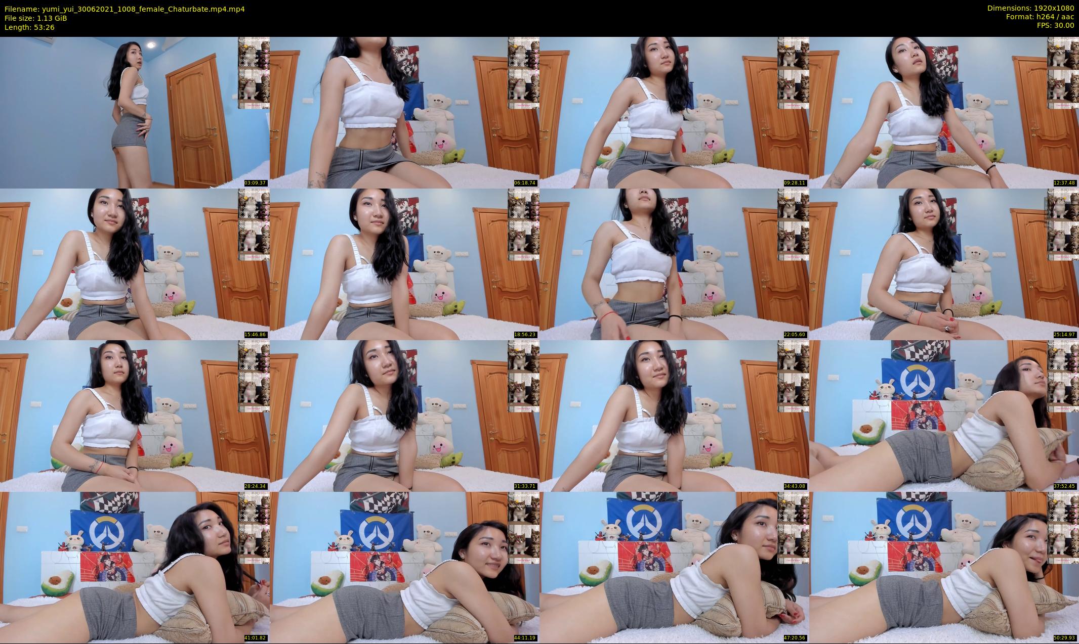 yumi_yui — 54 minute Chaturbate female cam show recording, 1080p, Jun 30, 2021