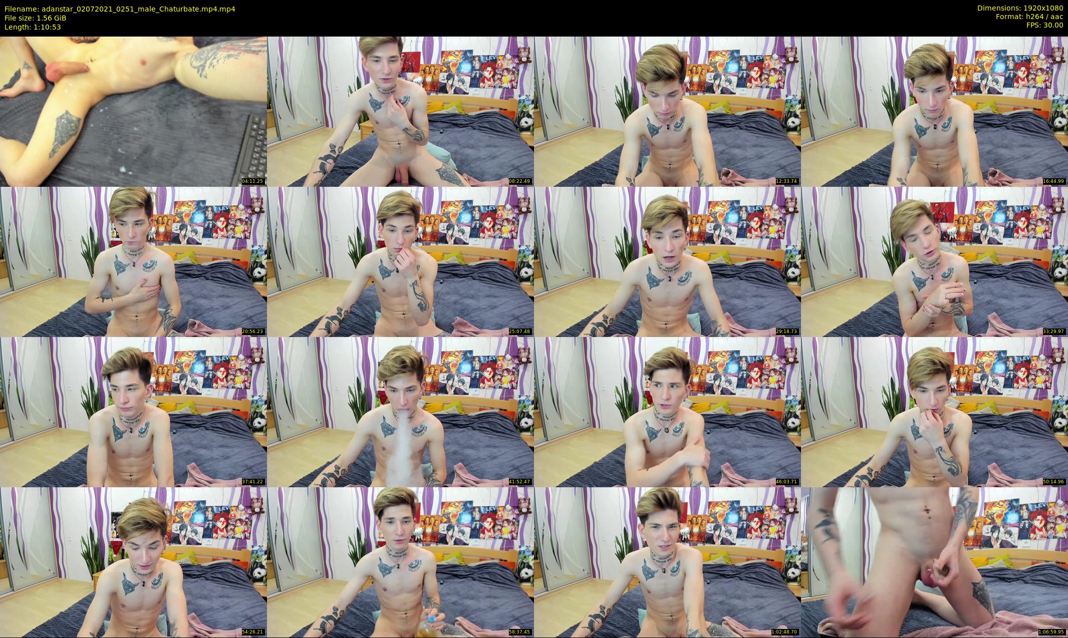 adanstar — 71 minute Chaturbate male cam show recording, 1080p, Jul 2, 2021