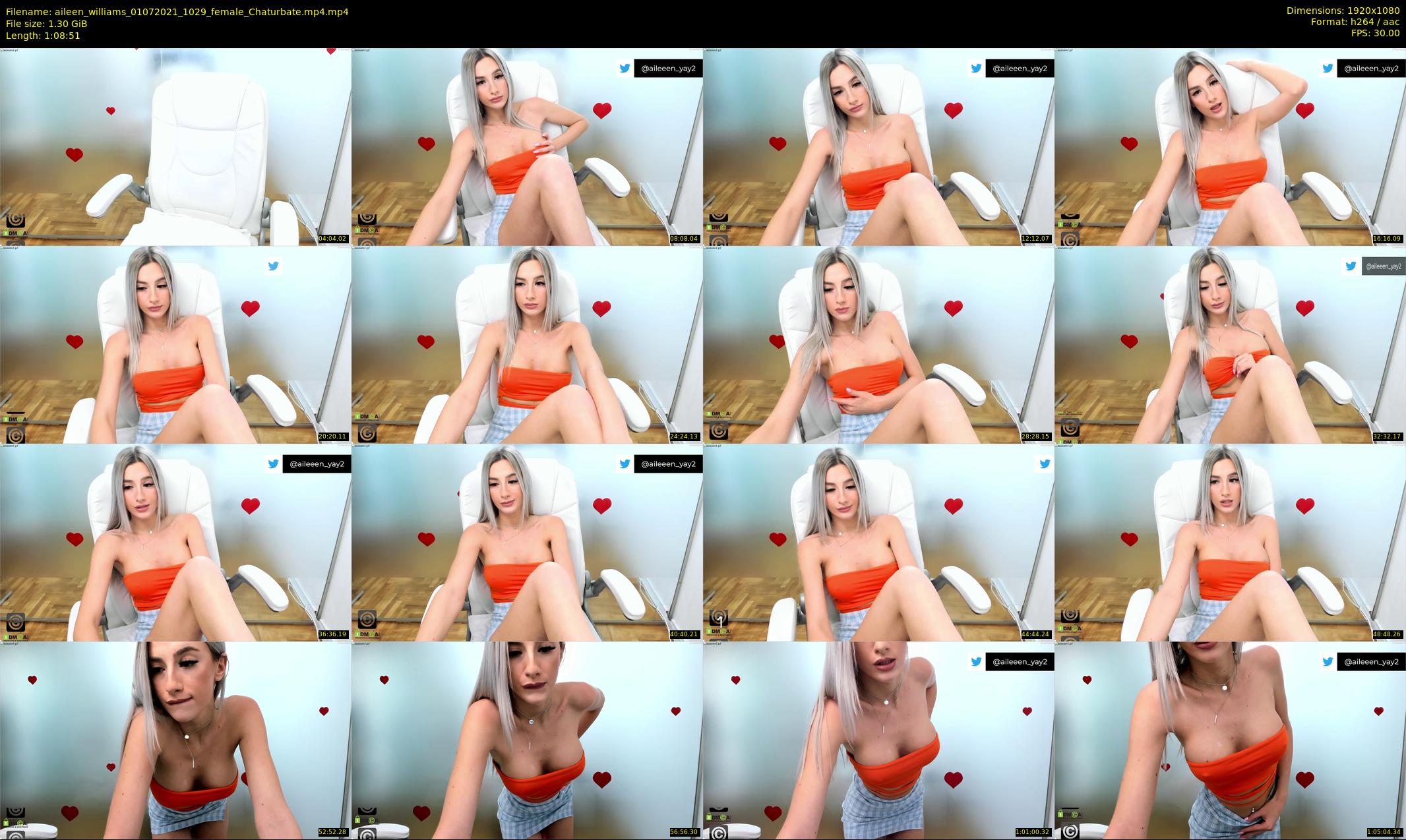 aileen_williams — 69 minute Chaturbate female cam show recording, 1080p, Jul 1, 2021