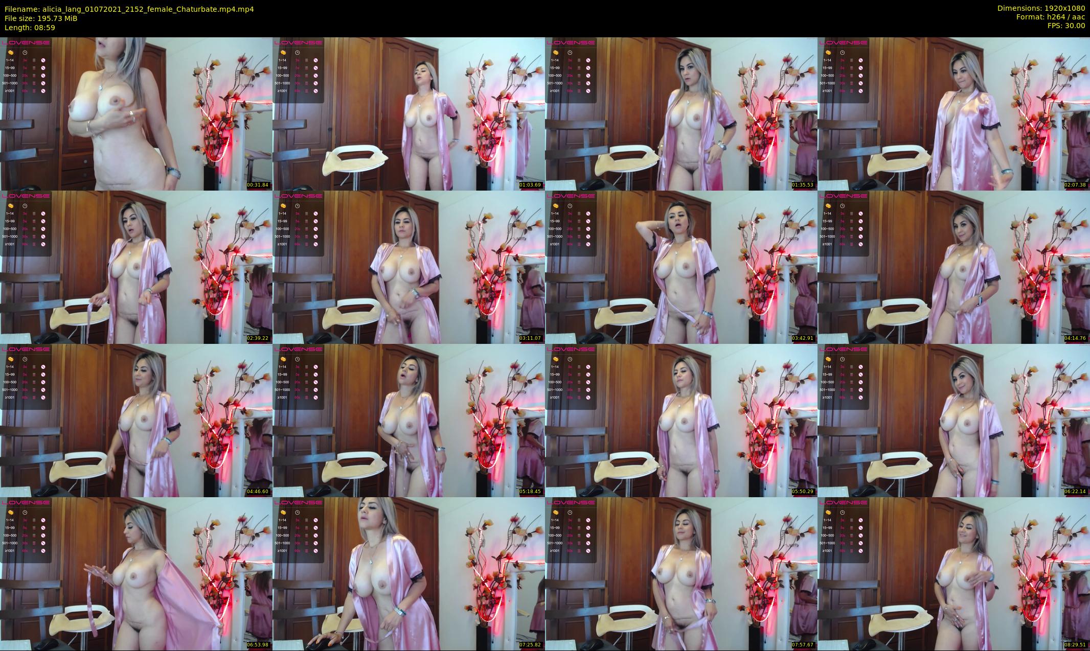alicia_lang — 9 minute Chaturbate female cam show recording, 1080p, Jul 1, 2021