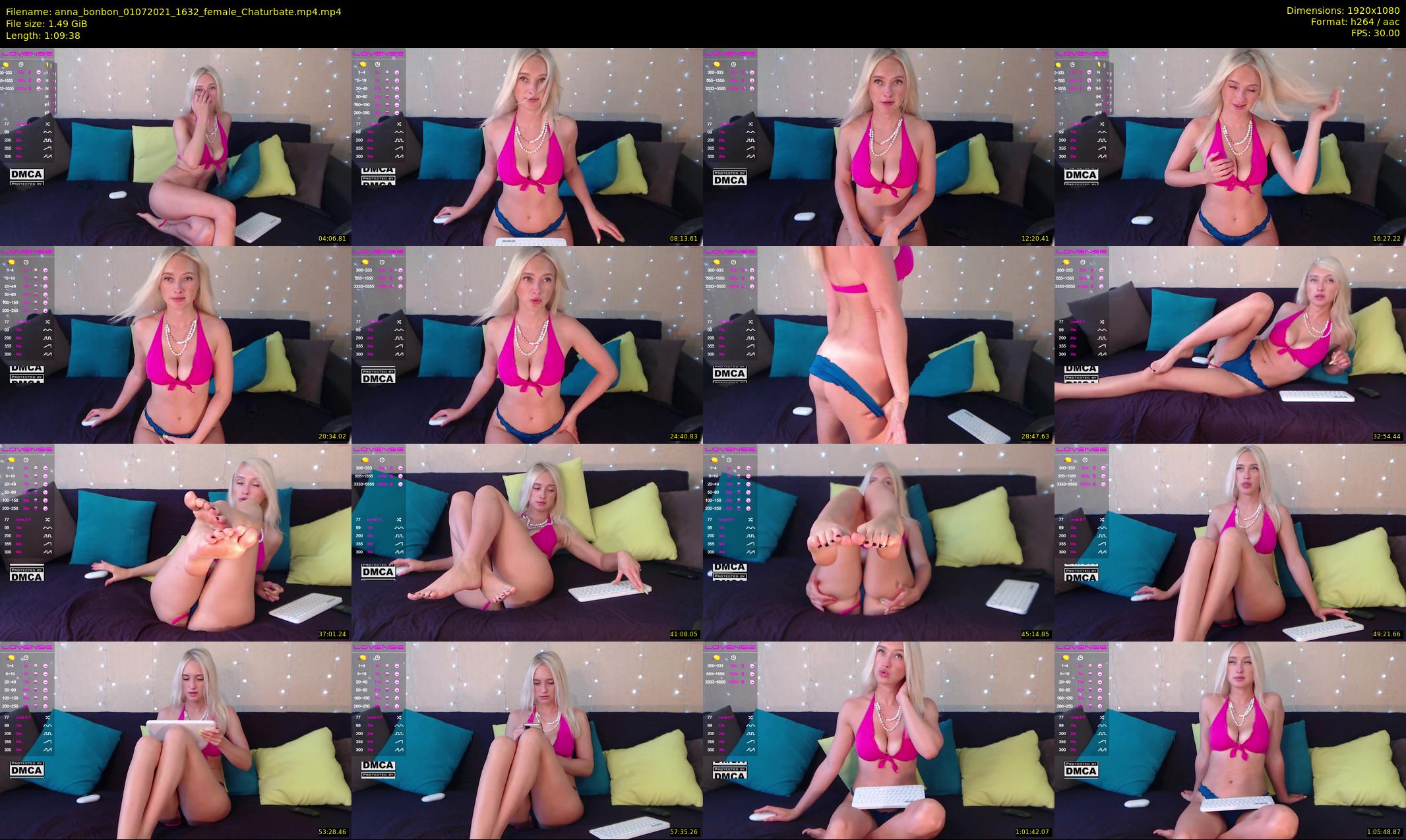 anna_bonbon — 70 minute Chaturbate female cam show recording, 1080p, Jul 1, 2021