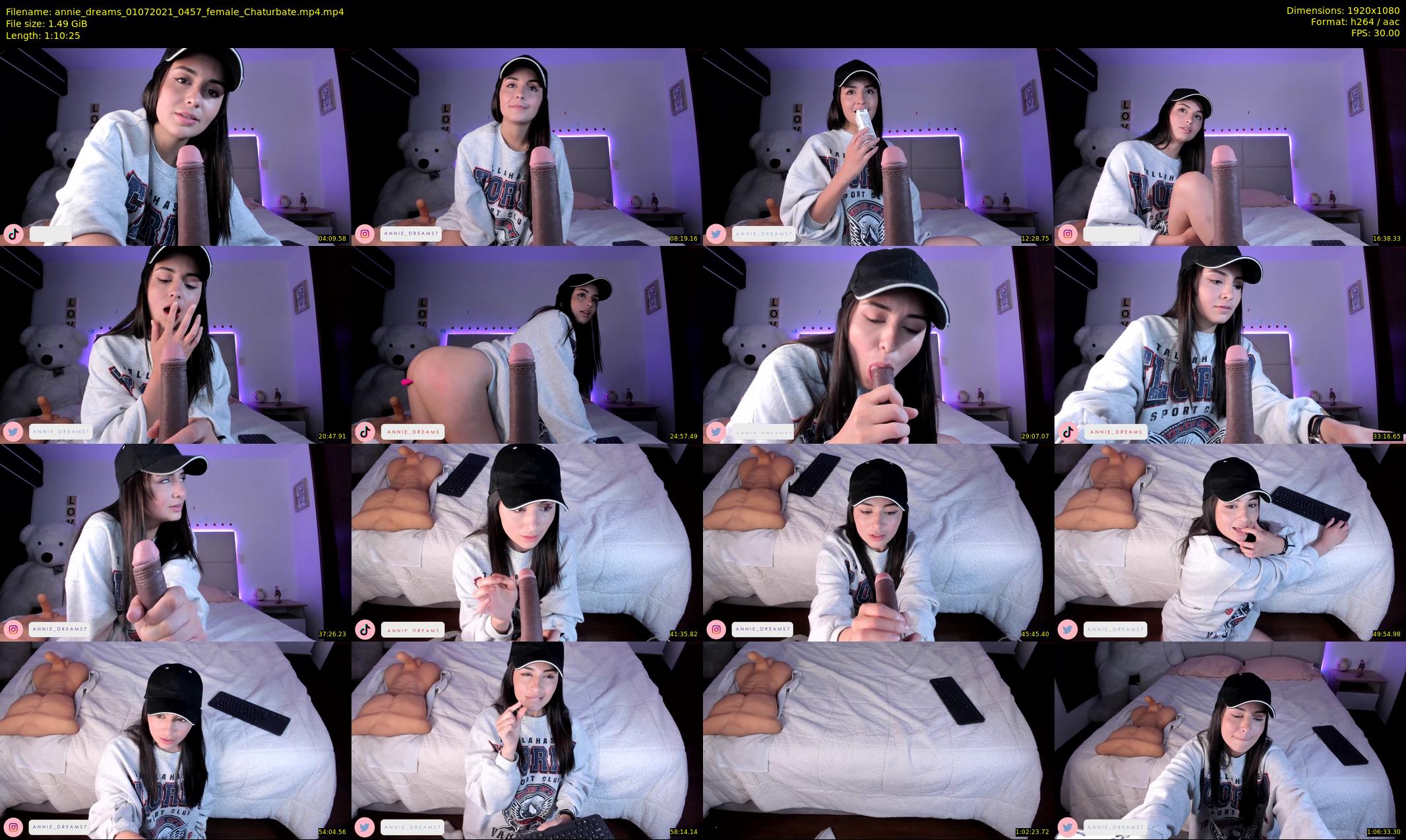 annie_dreams — 71 minute Chaturbate female cam show recording, 1080p, Jul 1, 2021