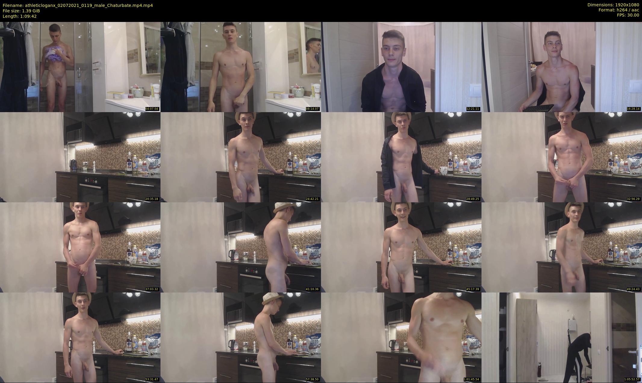 athleticloganx — 70 minute Chaturbate male cam show recording, 1080p, Jul 2, 2021