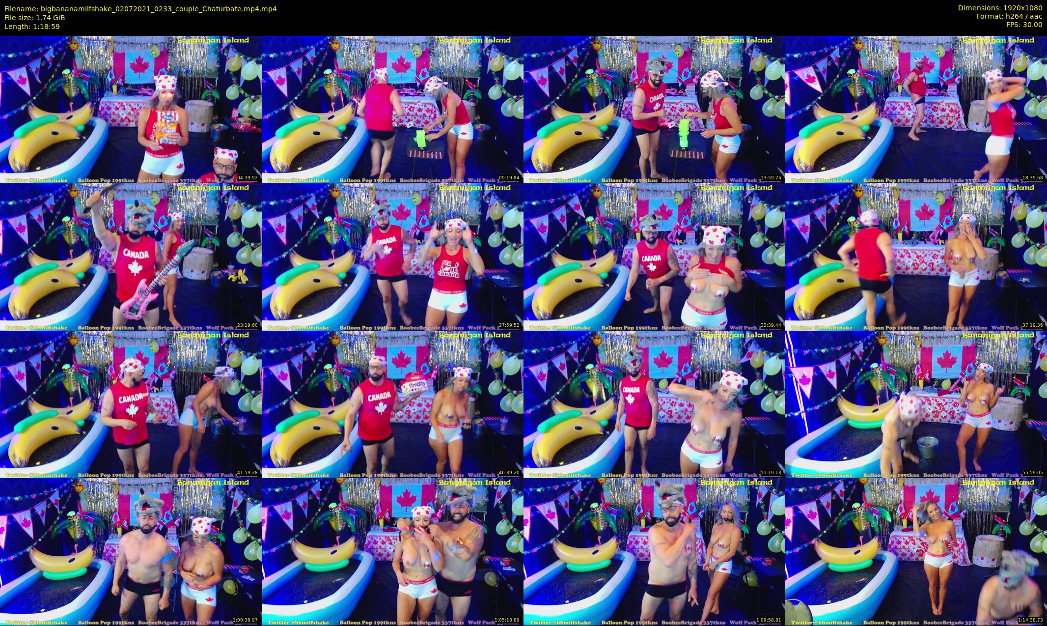 bigbananamilfshake — 79 minute Chaturbate couple cam show recording, 1080p, Jul 2, 2021