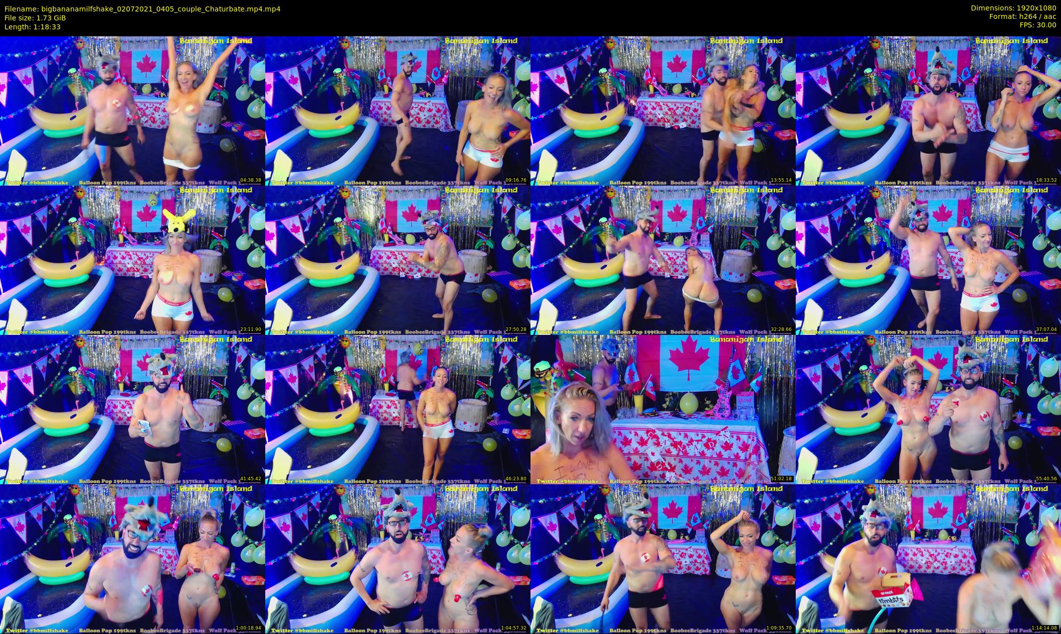 bigbananamilfshake — 79 minute Chaturbate couple cam show recording, 1080p, Jul 2, 2021