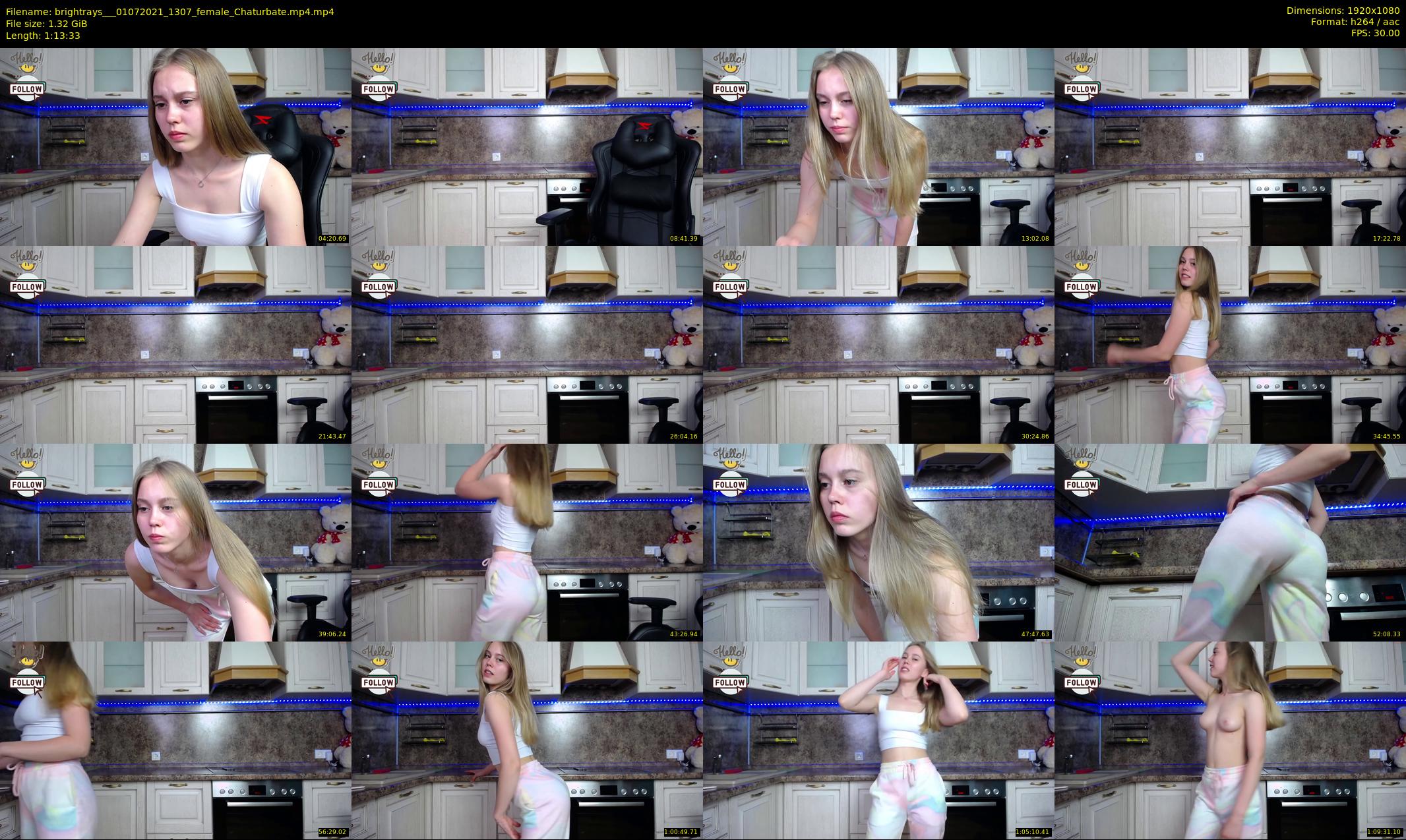 brightrays__ — 74 minute Chaturbate female cam show recording, 1080p, Jul 1, 2021