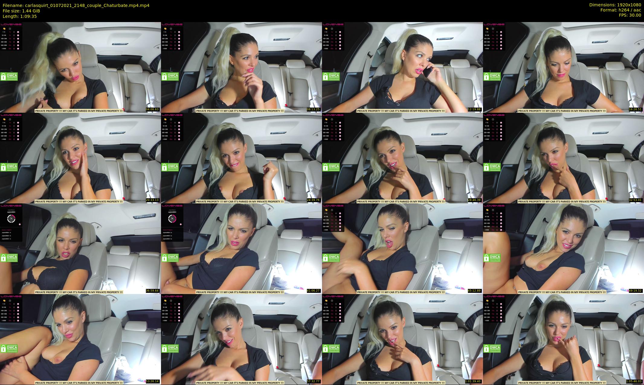 carlasquirt — 70 minute Chaturbate female cam show recording, 1080p, Jul 1, 2021