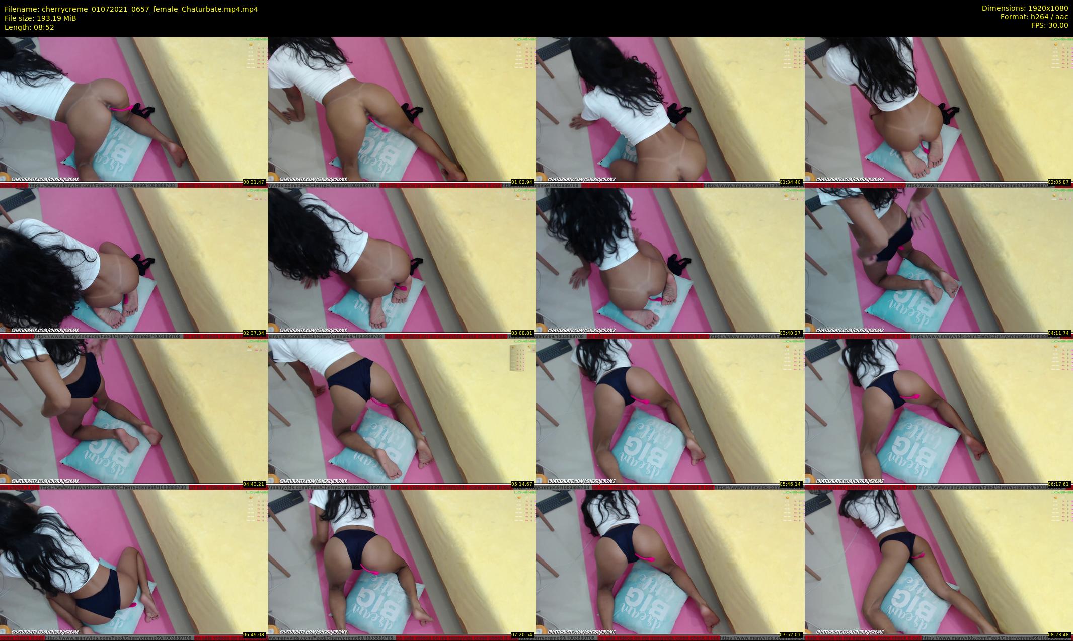 cherrycreme — 9 minute Chaturbate female cam show recording, 1080p, Jul 1, 2021