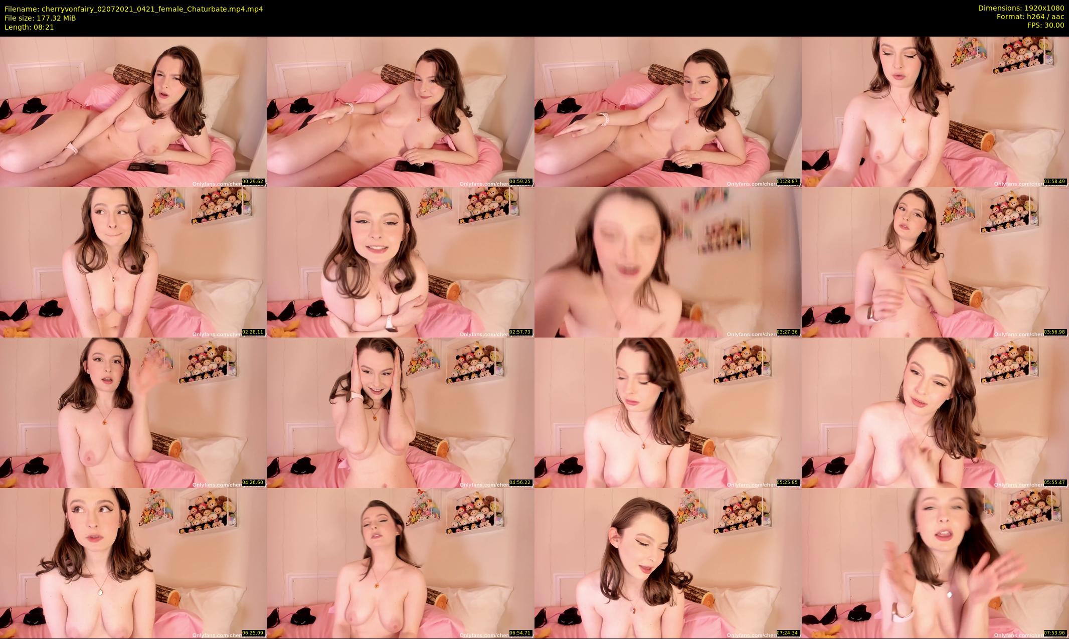 cherryvonfairy — 9 minute Chaturbate female cam show recording, 1080p, Jul 2, 2021