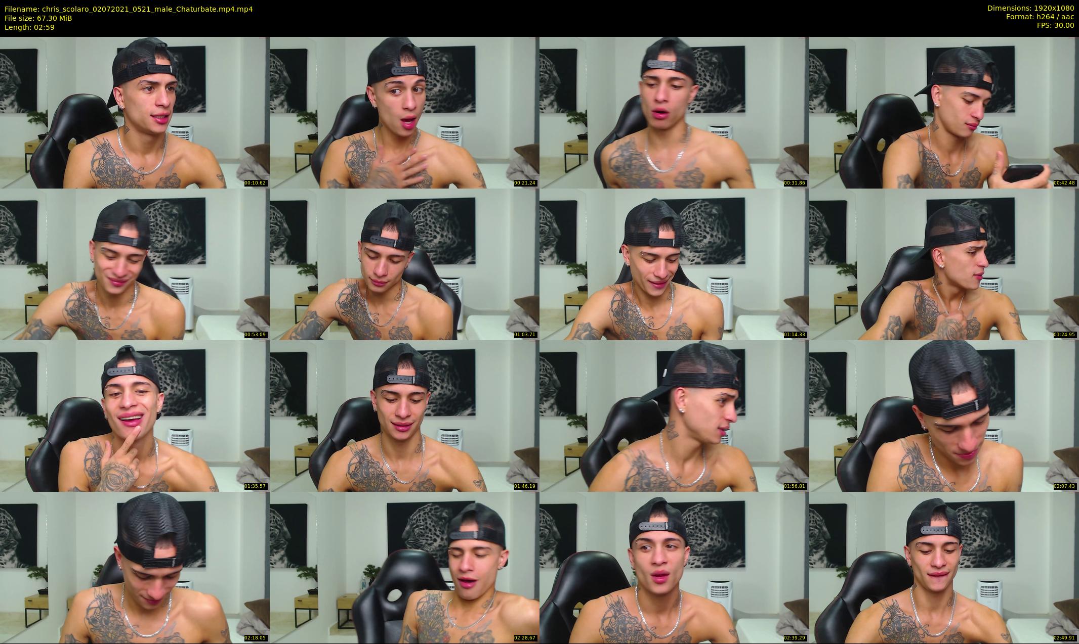 chris_scolaro — 3 minute Chaturbate male cam show recording, 1080p, Jul 2, 2021