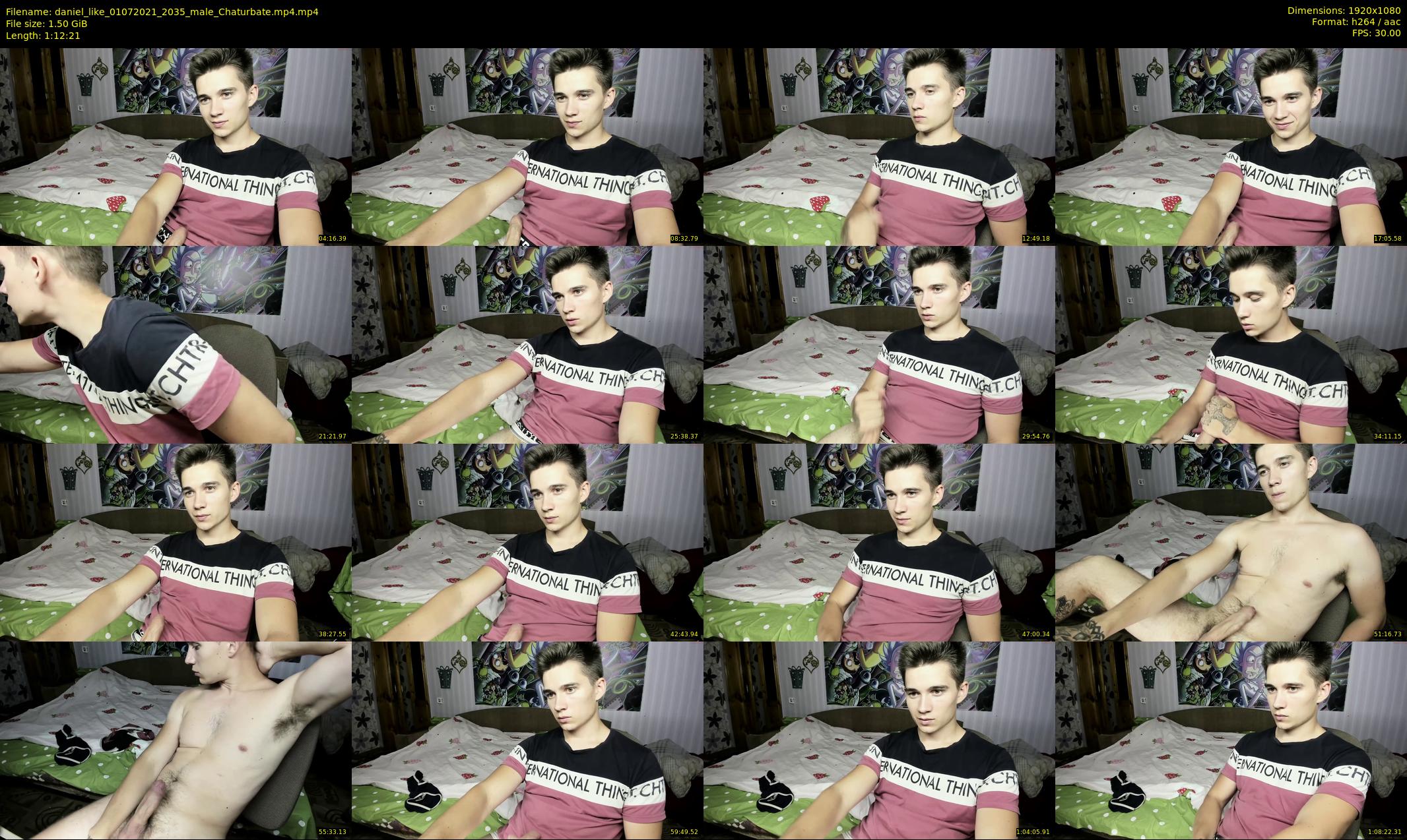 daniel_like — 73 minute Chaturbate male cam show recording, 1080p, Jul 1, 2021