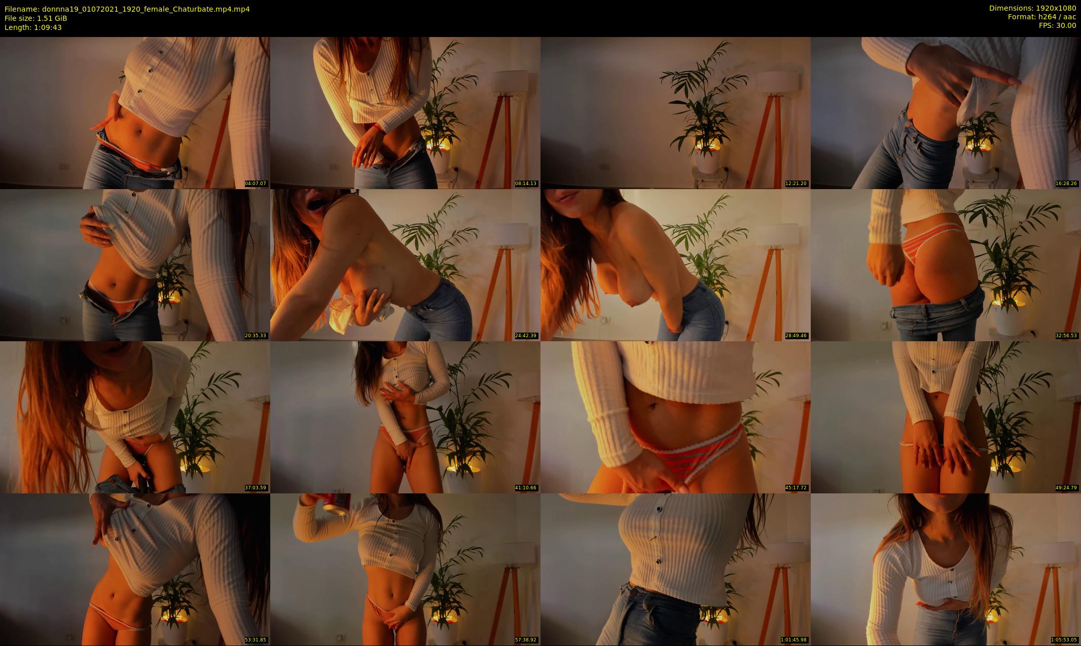 donnna19 — 70 minute Chaturbate female cam show recording, 1080p, Jul 1, 2021
