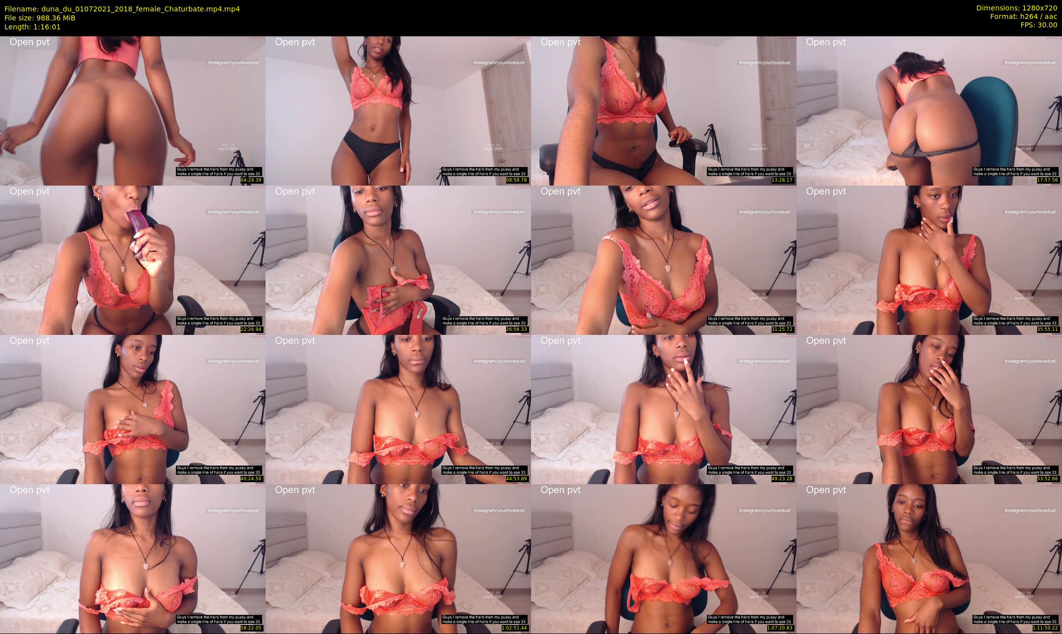 duna_du — 77 minute Chaturbate female cam show recording, 720p, Jul 1, 2021