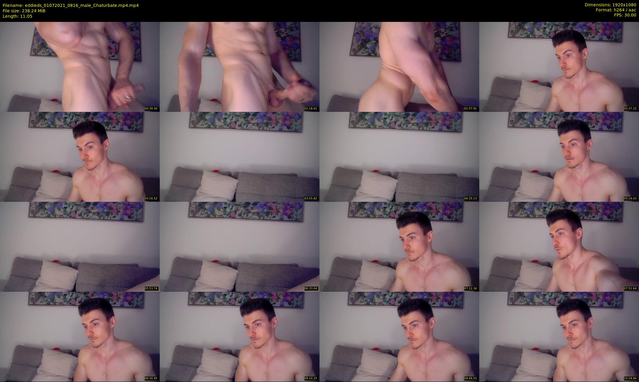 eddieds — 12 minute Chaturbate male cam show recording, 1080p, Jul 1, 2021