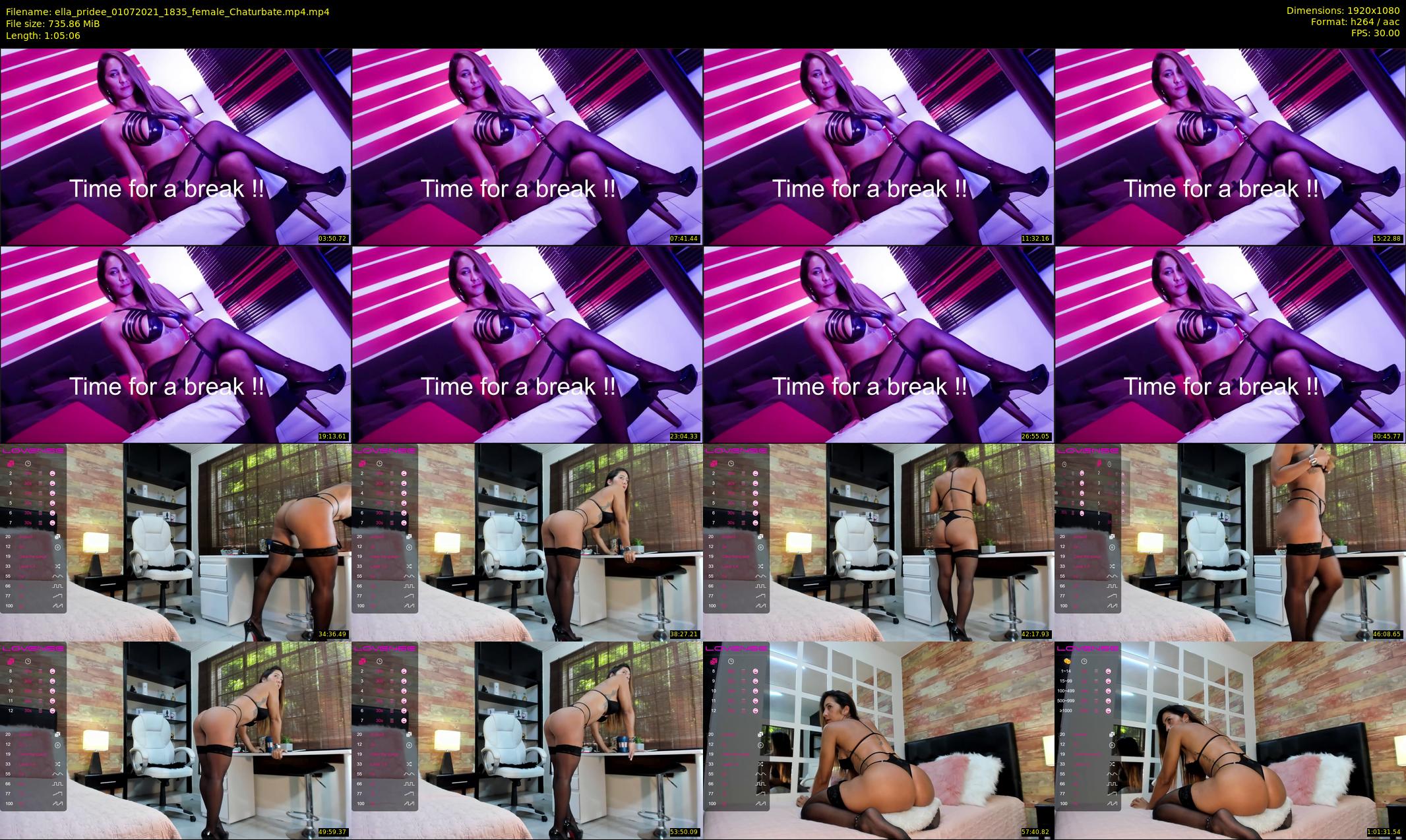 ella_pridee — 66 minute Chaturbate female cam show recording, 1080p, Jul 1, 2021