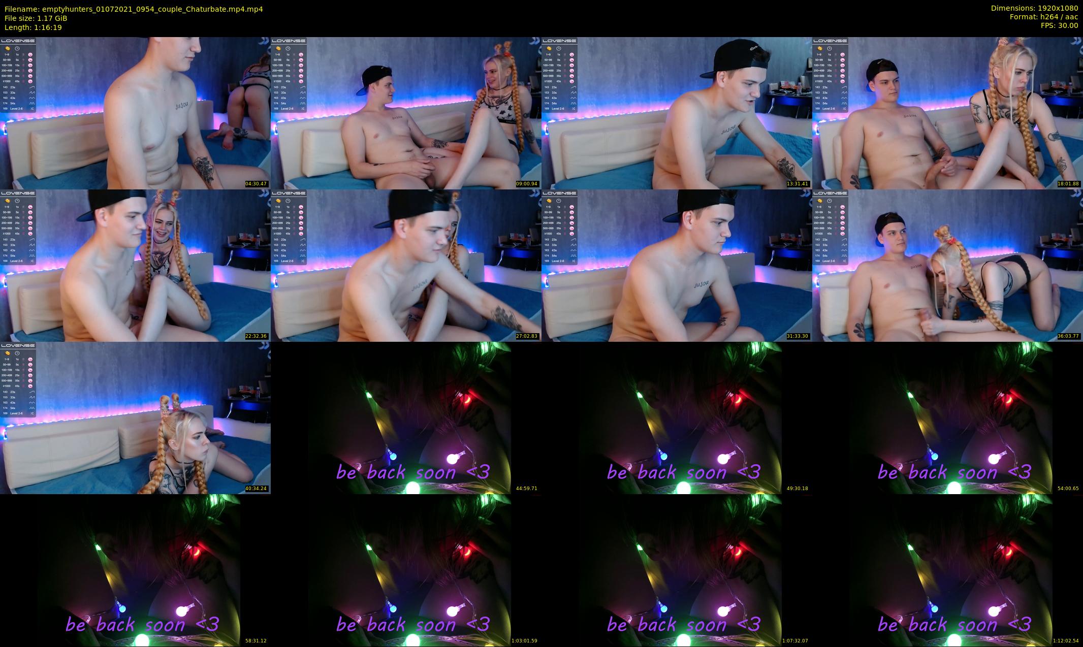 emptyhunters — 77 minute Chaturbate couple cam show recording, 1080p, Jul 1, 2021