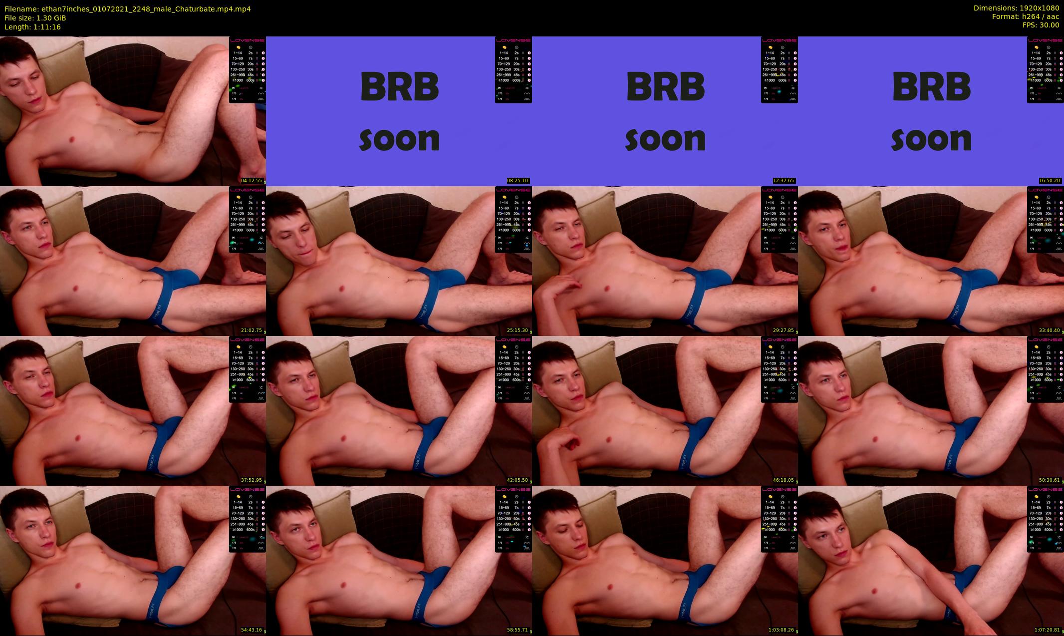 ethan7inches — 72 minute Chaturbate male cam show recording, 1080p, Jul 1, 2021