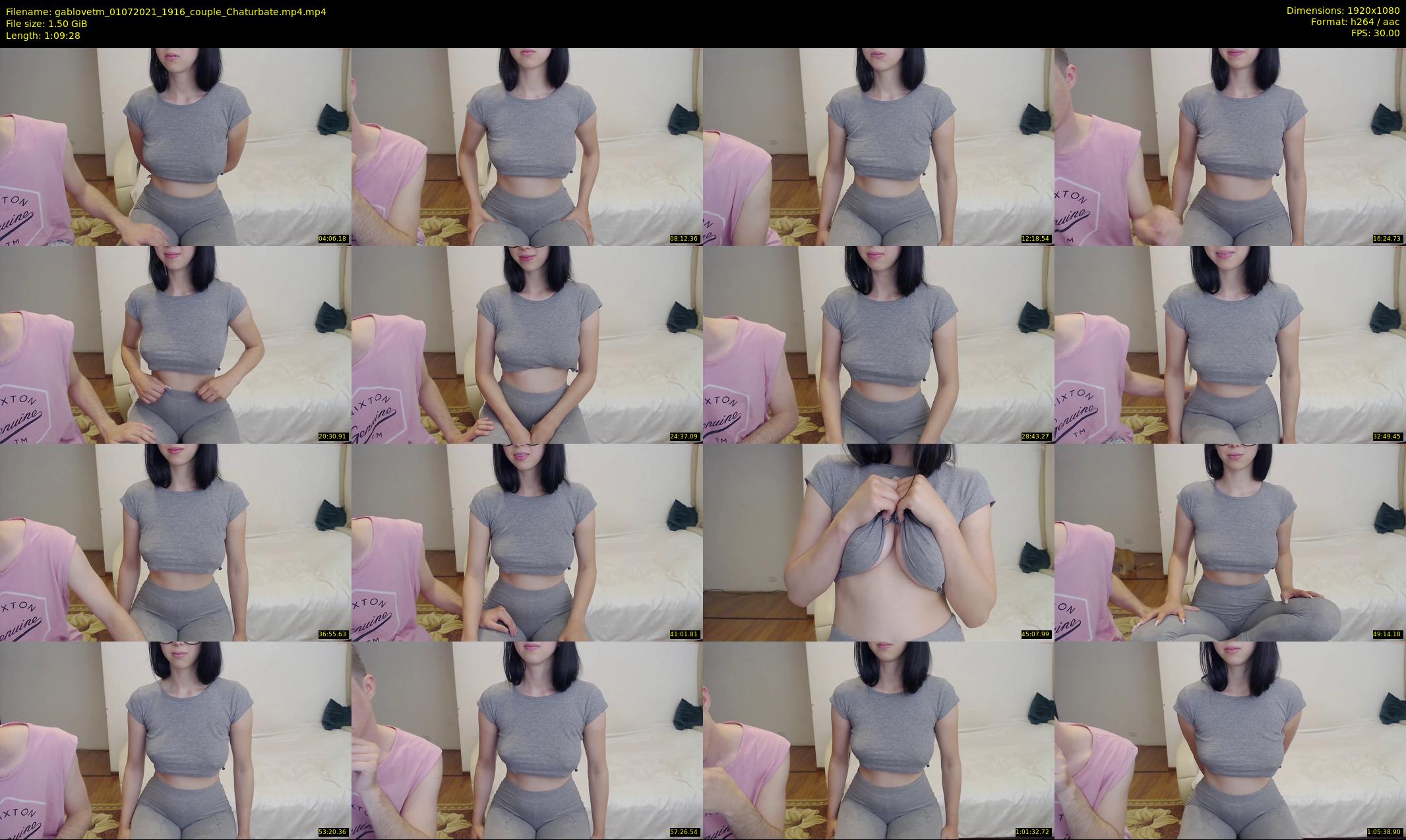 gablovetm — 70 minute Chaturbate couple cam show recording, 1080p, Jul 1, 2021