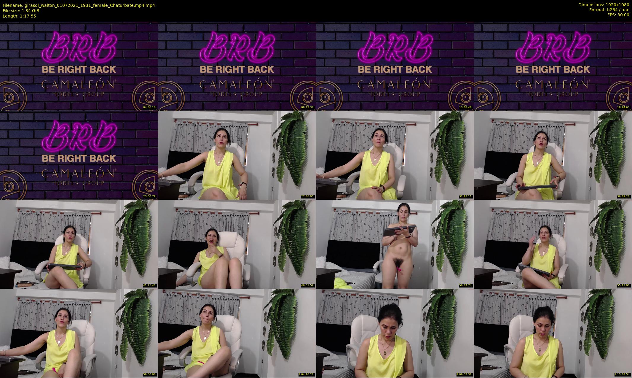 girasol_walton — 78 minute Chaturbate female cam show recording, 1080p, Jul 1, 2021