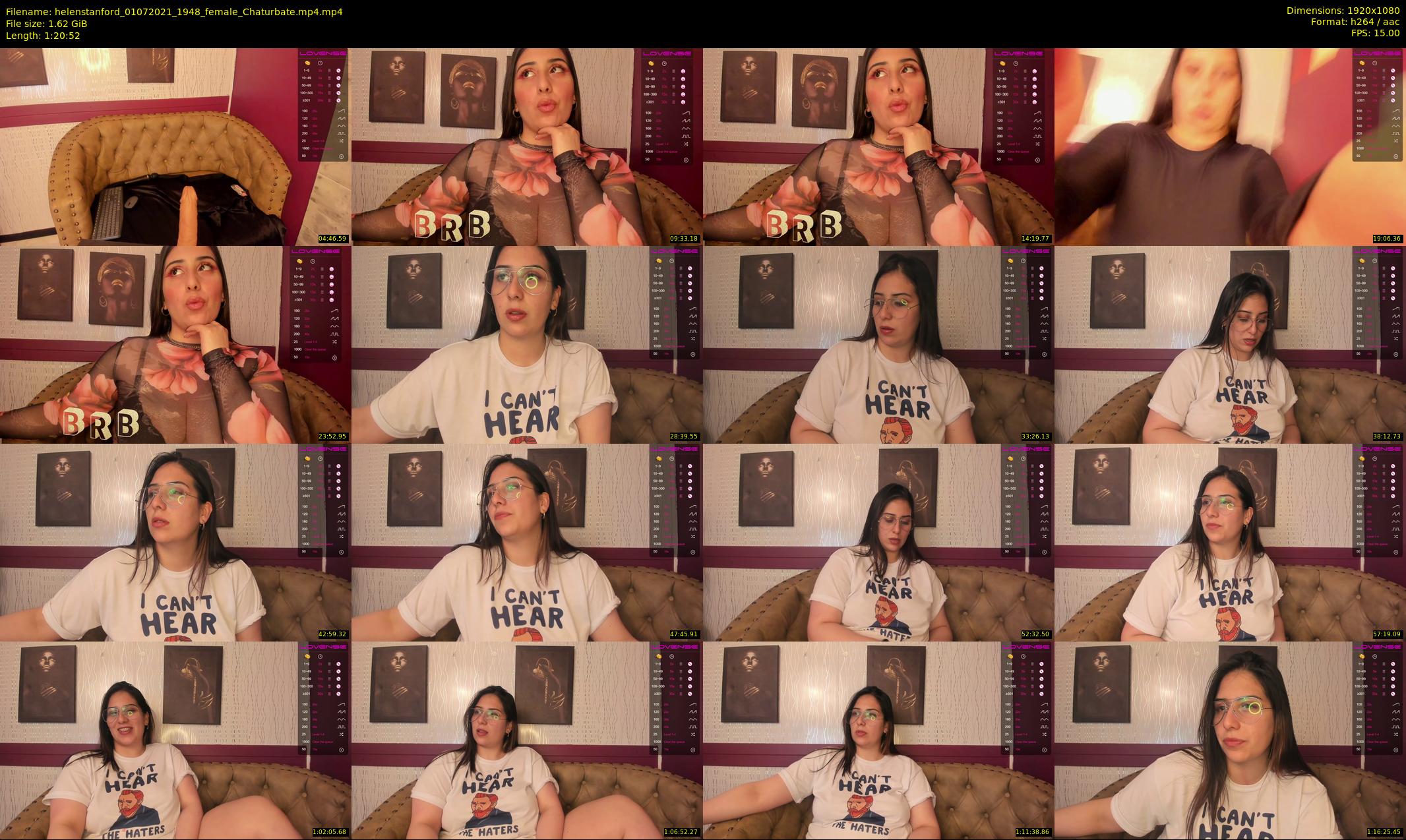 helenstanford — 81 minute Chaturbate female cam show recording, 1080p, Jul 1, 2021