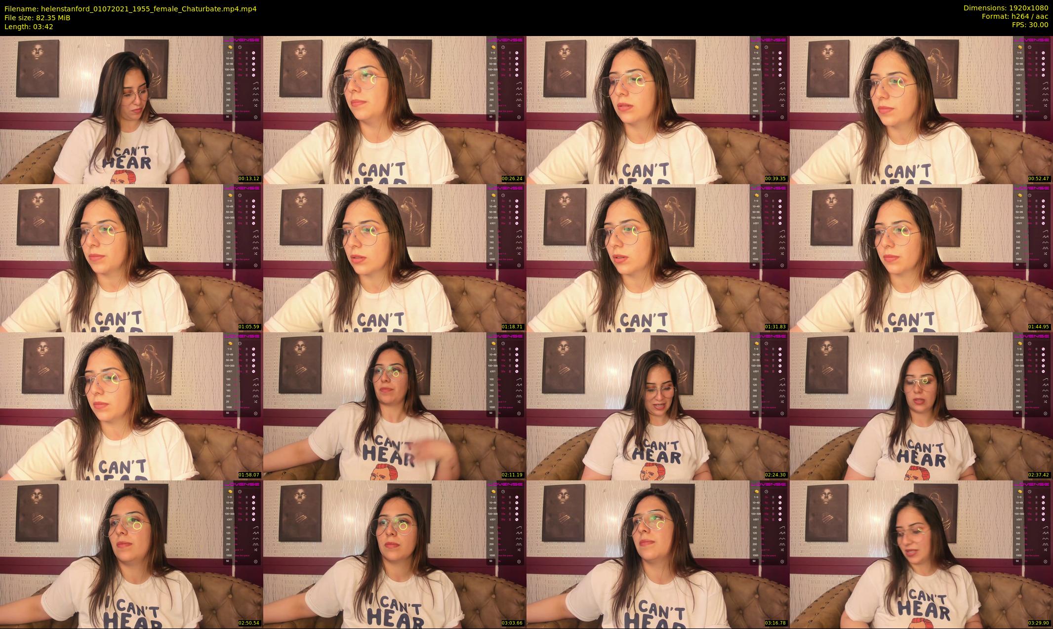 helenstanford — 4 minute Chaturbate female cam show recording, 1080p, Jul 1, 2021