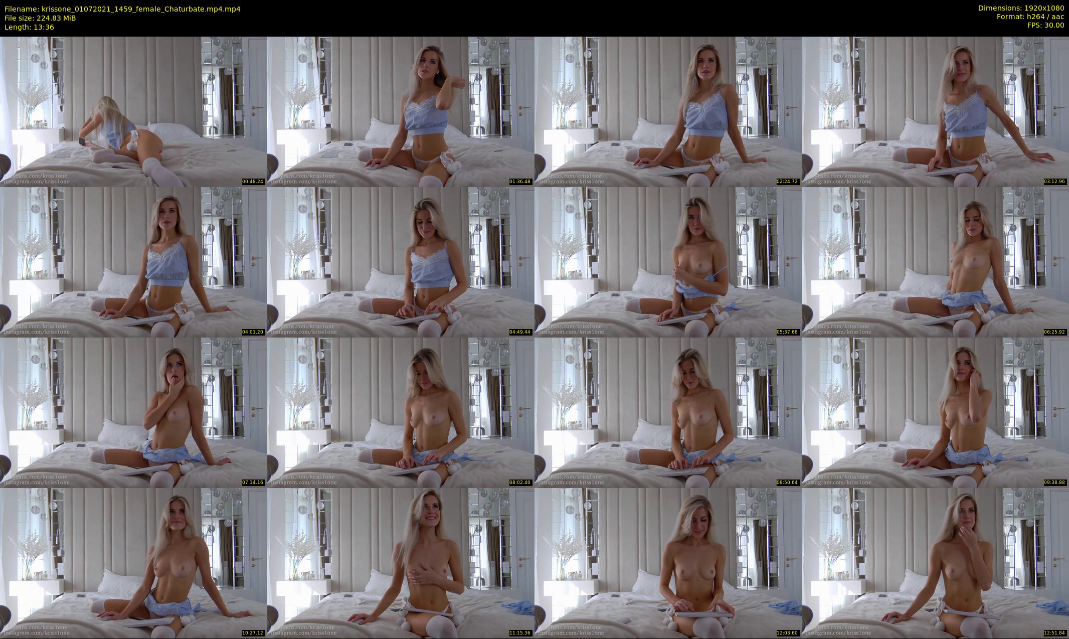 krissone — 14 minute Chaturbate female cam show recording, 1080p, Jul 1, 2021