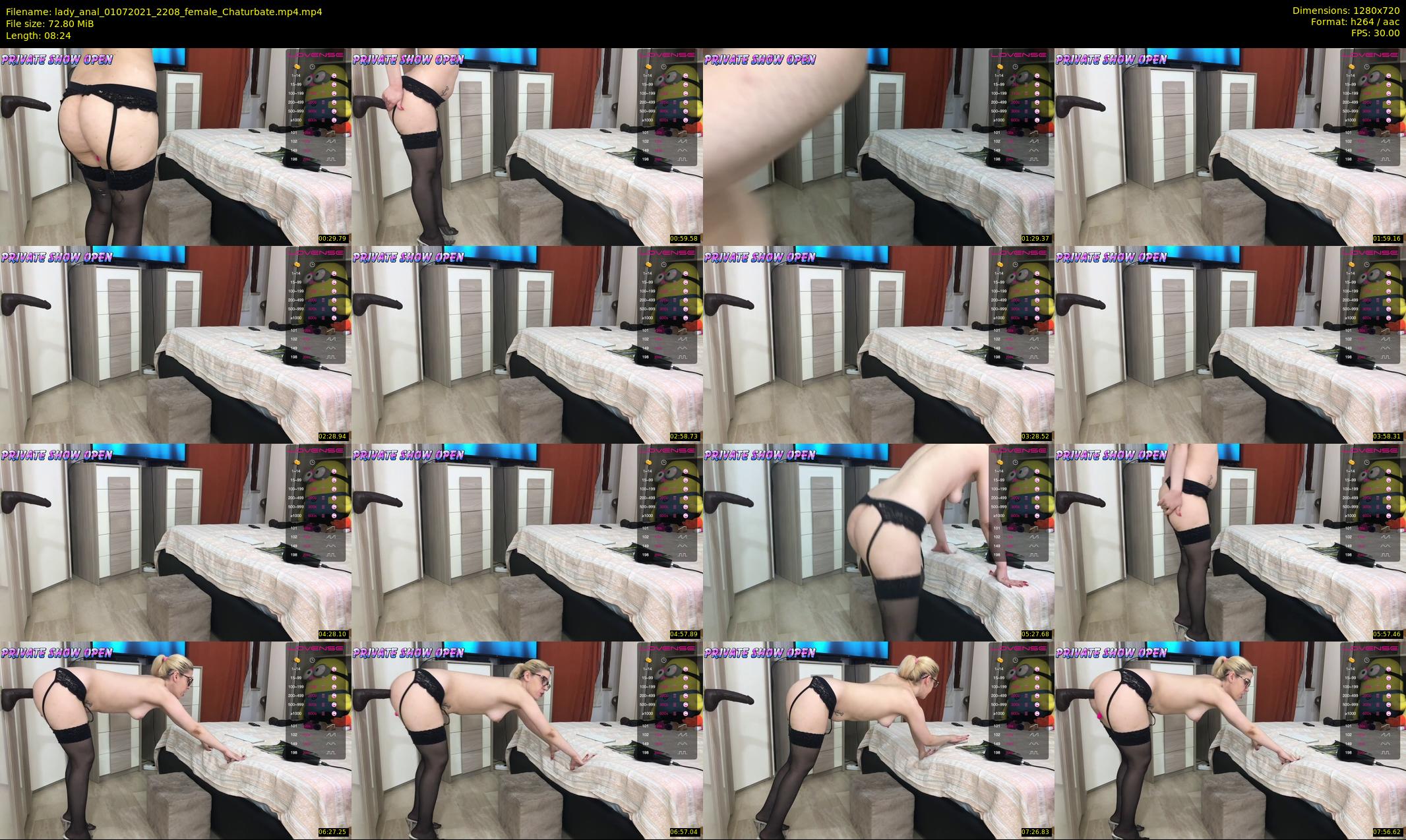lady_anal — 9 minute Chaturbate female cam show recording, 720p, Jul 1, 2021