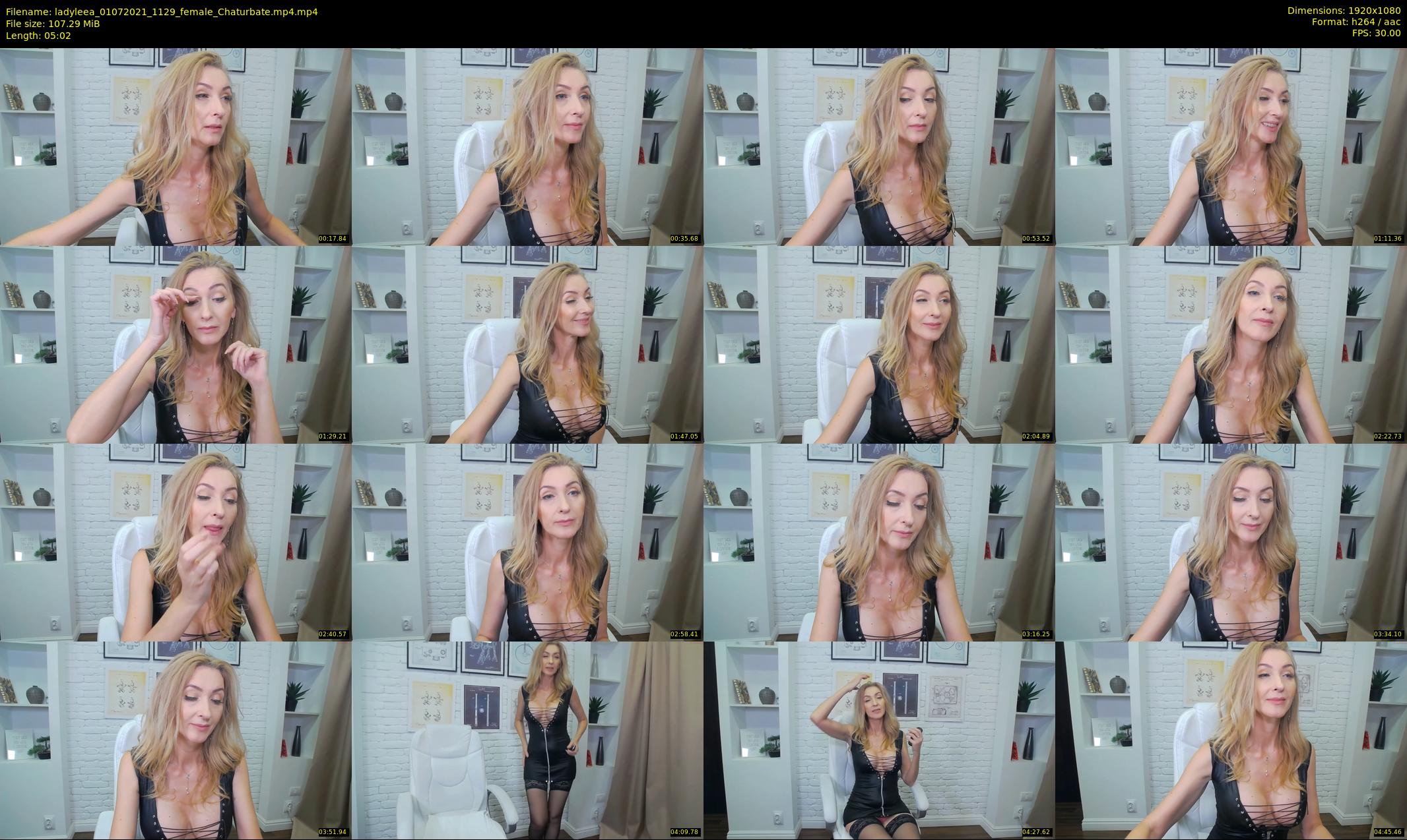 ladyleea — 6 minute Chaturbate female cam show recording, 1080p, Jul 1, 2021