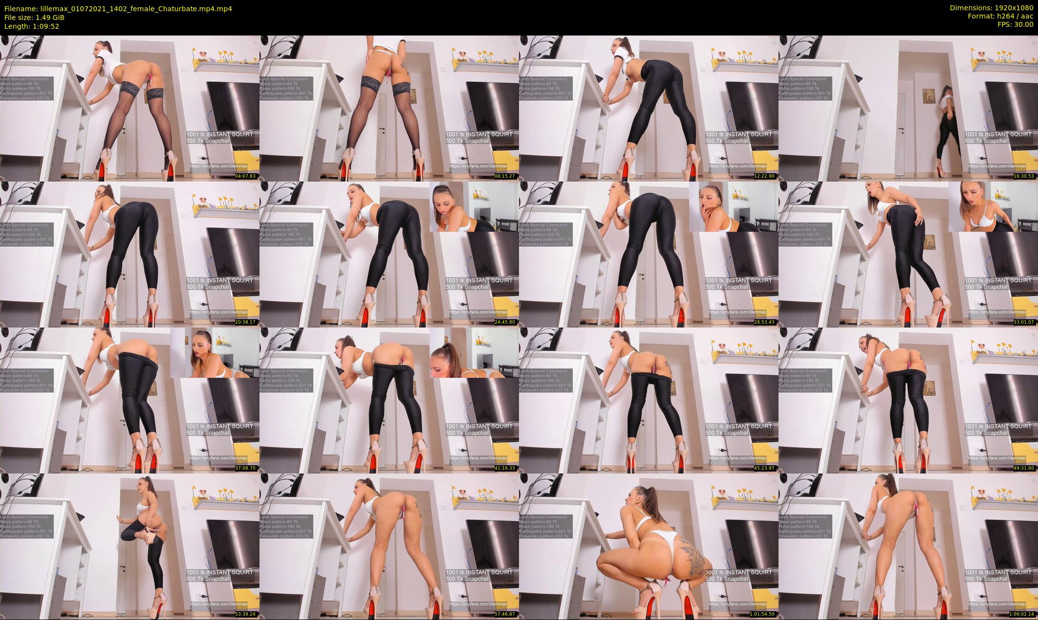 lillemax — 70 minute Chaturbate female cam show recording, 1080p, Jul 1, 2021