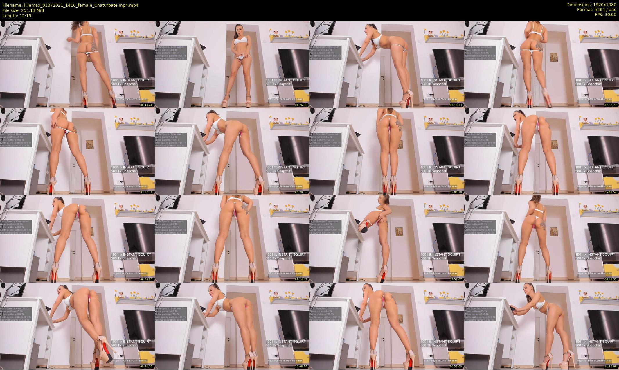lillemax — 13 minute Chaturbate female cam show recording, 1080p, Jul 1, 2021