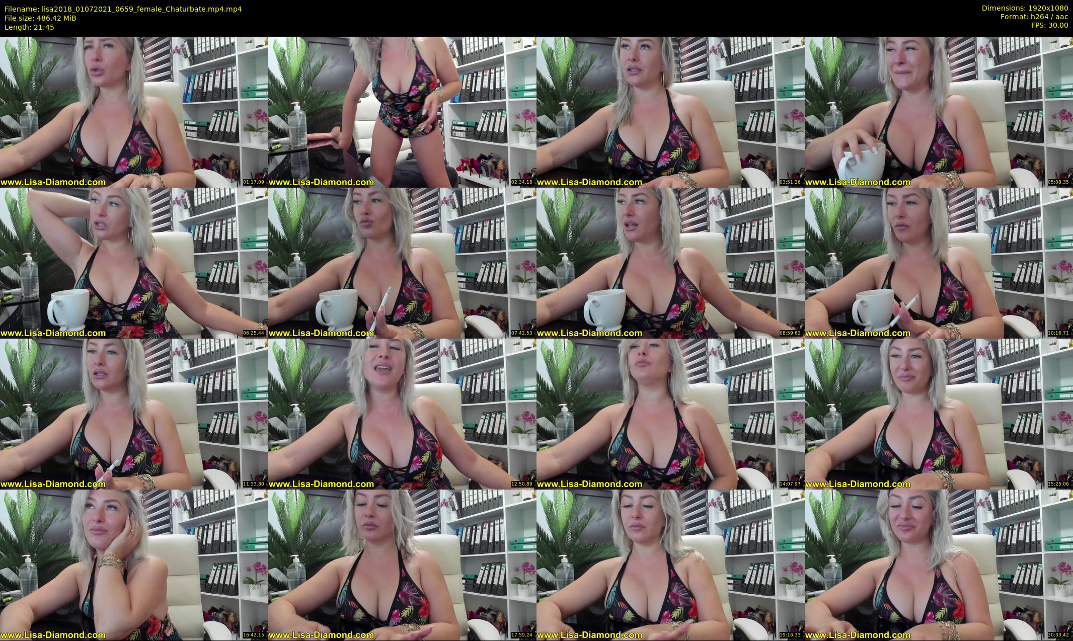 lisa2018 — 22 minute Chaturbate female cam show recording, 1080p, Jul 1, 2021