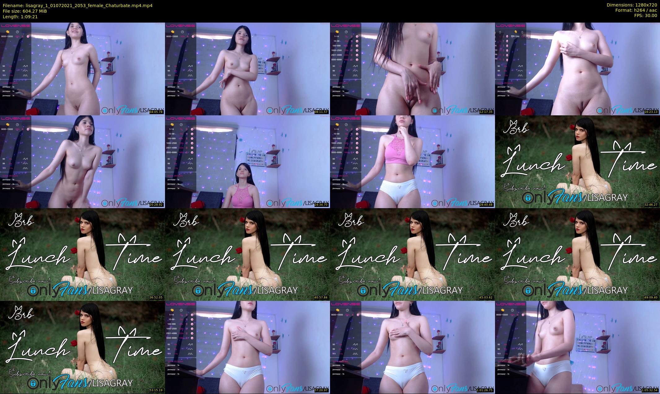 lisagray_1 — 70 minute Chaturbate female cam show recording, 720p, Jul 1, 2021
