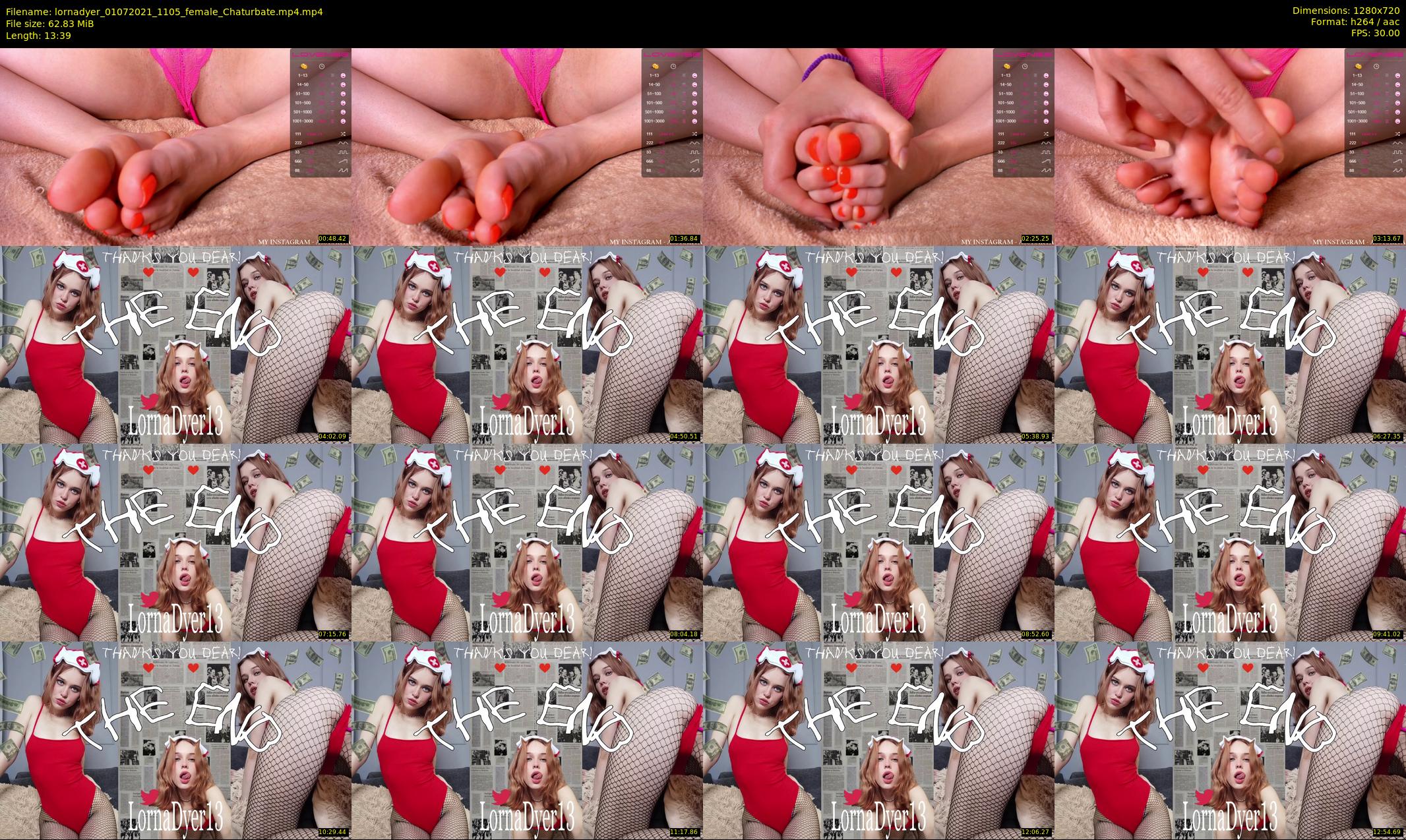 lornadyer — 14 minute Chaturbate female cam show recording, 720p, Jul 1, 2021