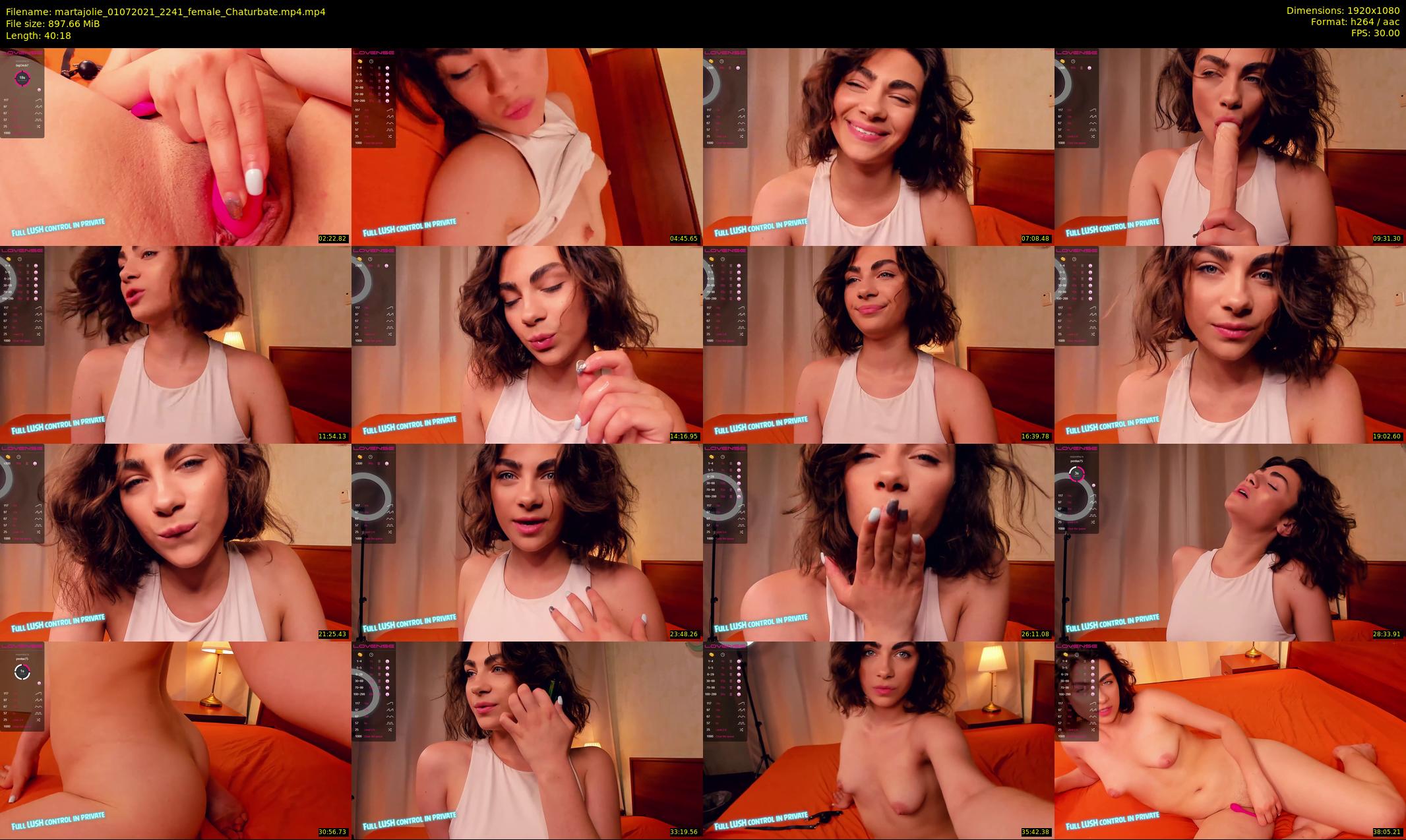 martajolie — 41 minute Chaturbate female cam show recording, 1080p, Jul 1, 2021