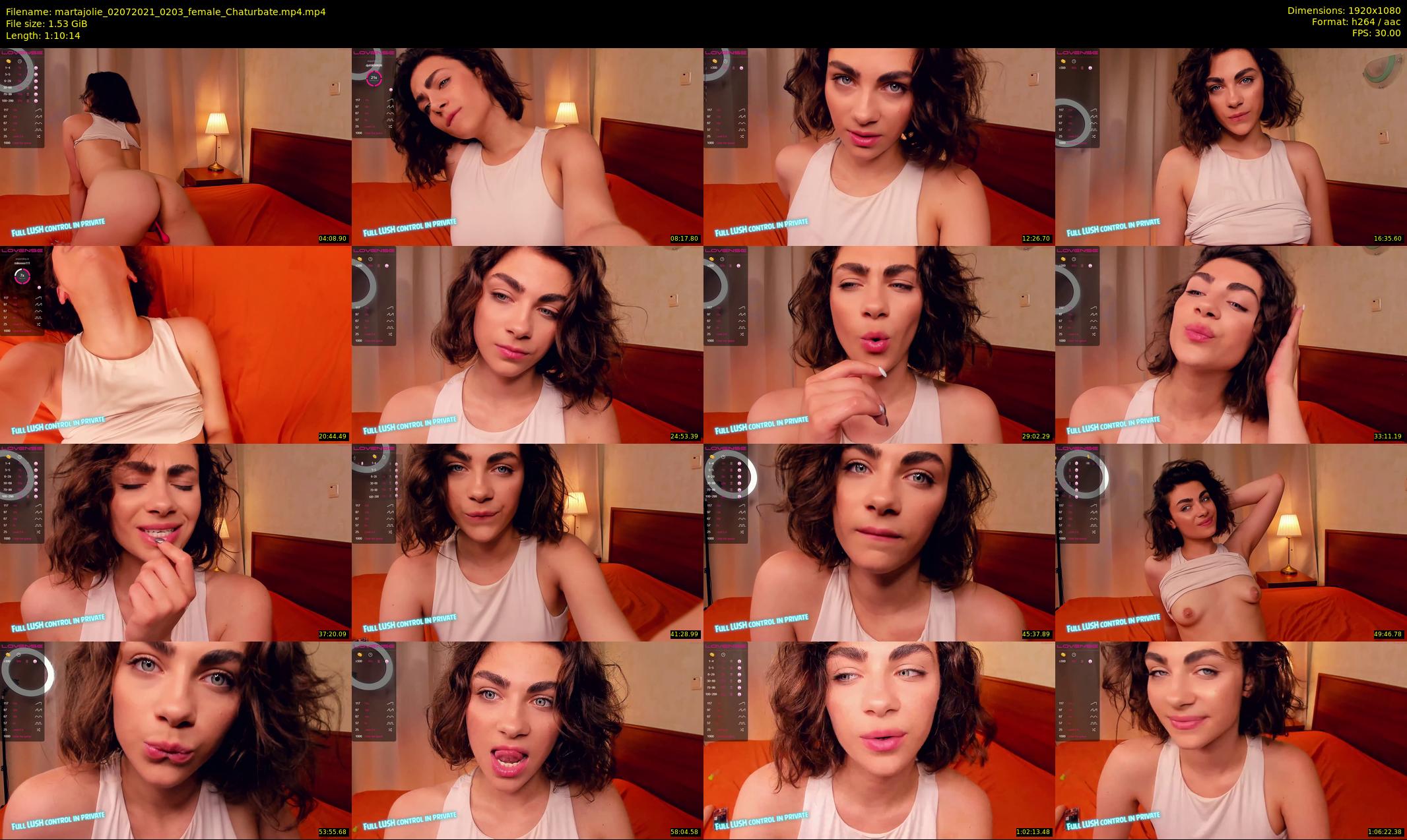 martajolie — 71 minute Chaturbate female cam show recording, 1080p, Jul 2, 2021