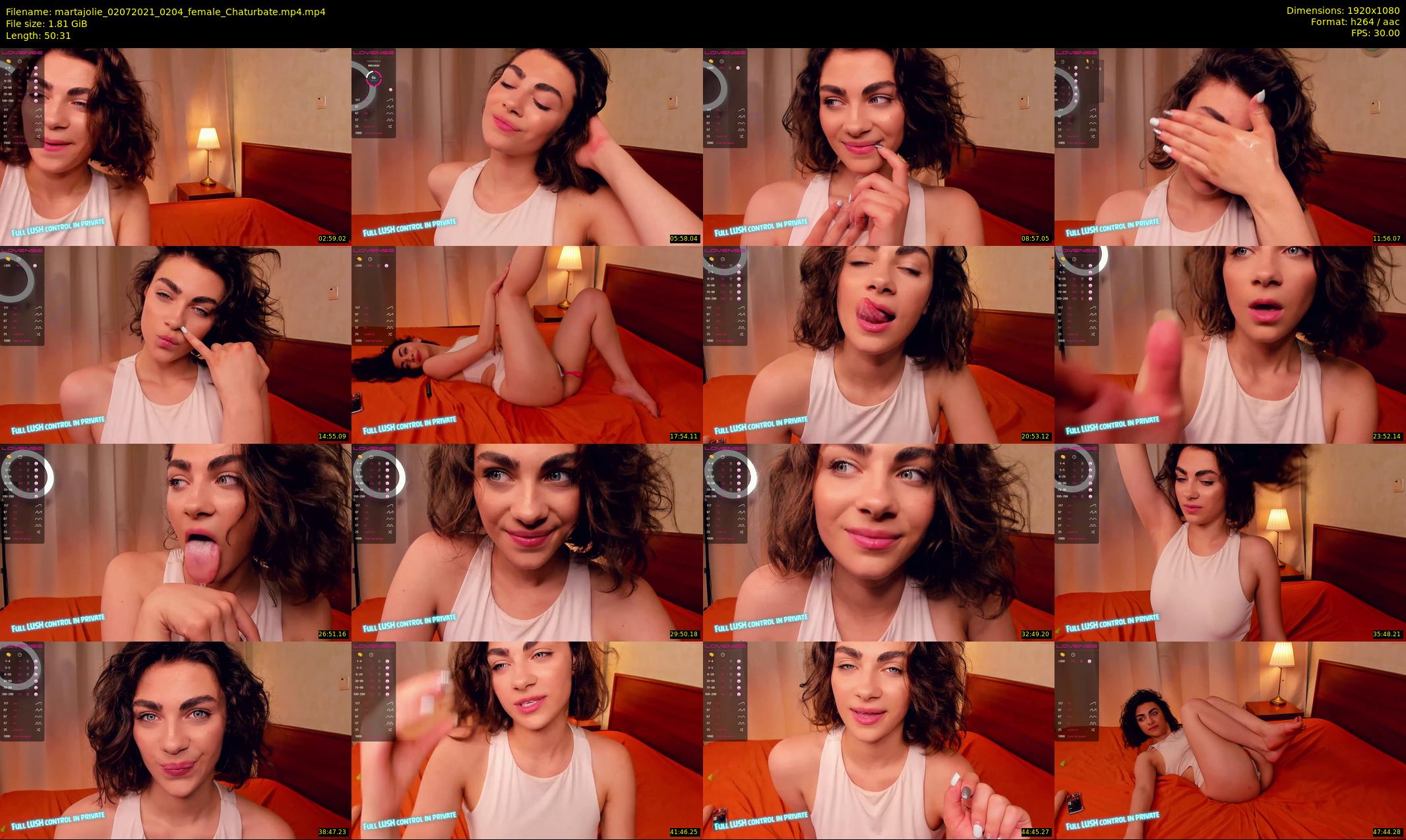 martajolie — 51 minute Chaturbate female cam show recording, 1080p, Jul 2, 2021
