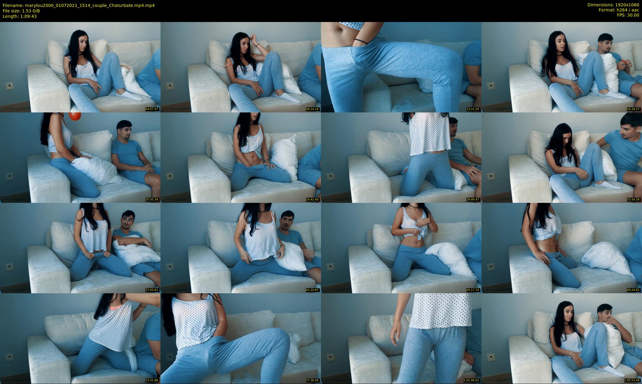 marylou2000 — 70 minute Chaturbate couple cam show recording, 1080p, Jul 1, 2021