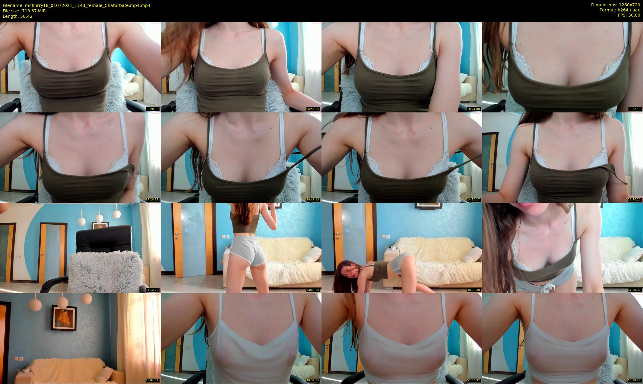 mcflurry18 — 59 minute Chaturbate female cam show recording, 720p, Jul 1, 2021