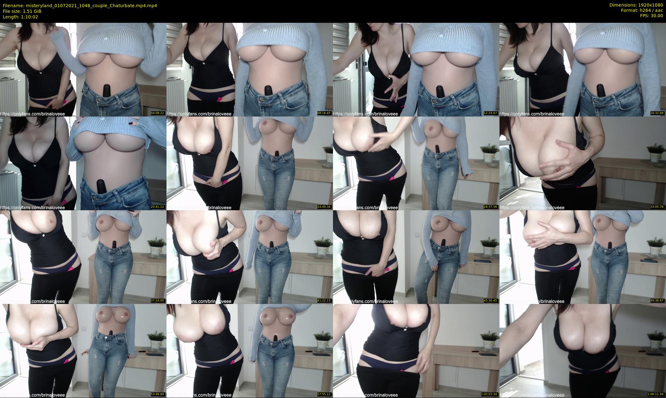 misteryland — 71 minute Chaturbate couple cam show recording, 1080p, Jul 1, 2021