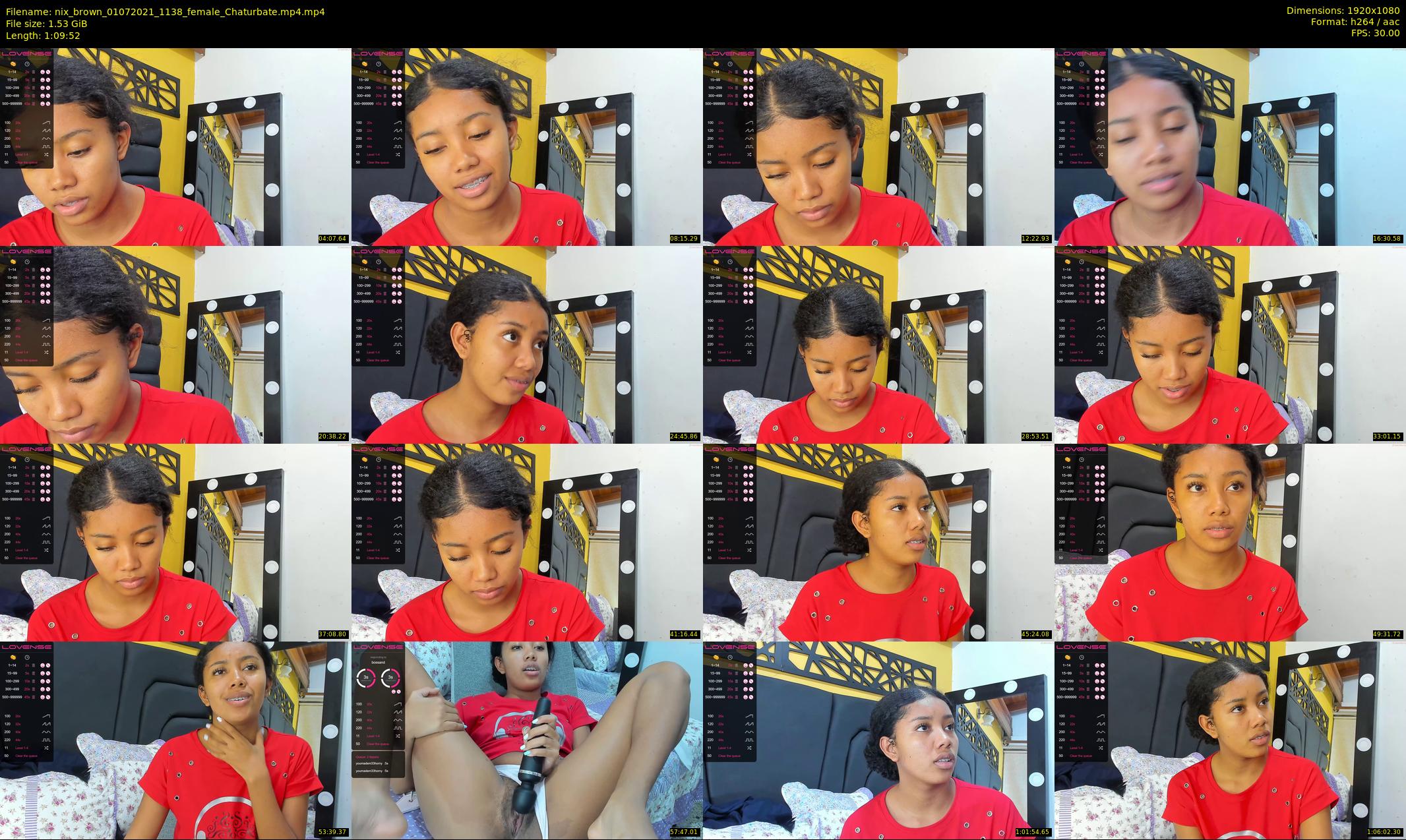 nix_brown — 70 minute Chaturbate female cam show recording, 1080p, Jul 1, 2021