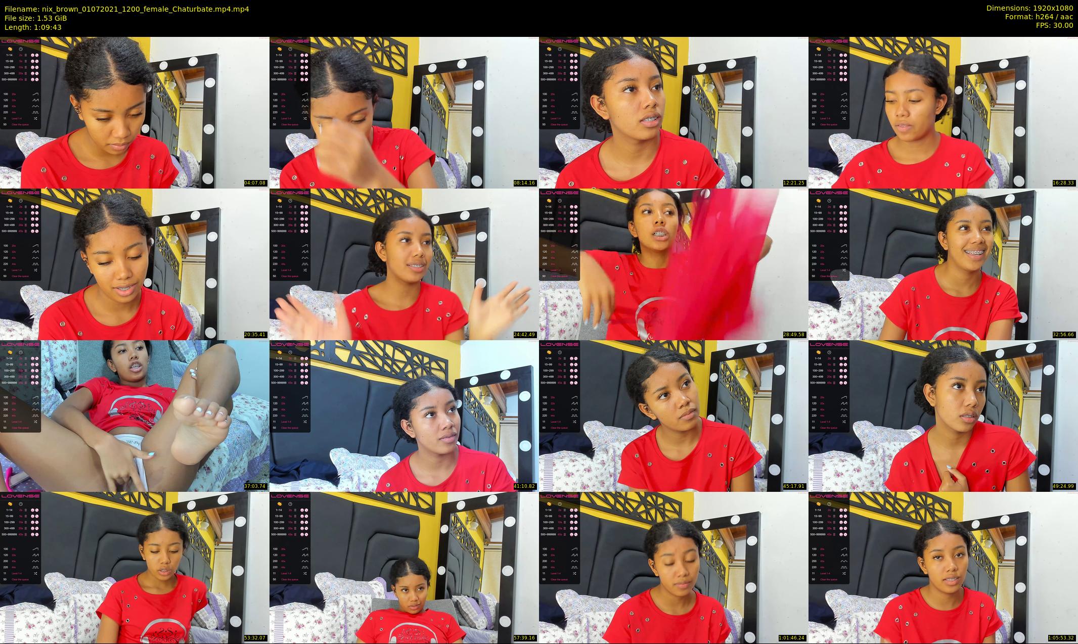 nix_brown — 70 minute Chaturbate female cam show recording, 1080p, Jul 1, 2021