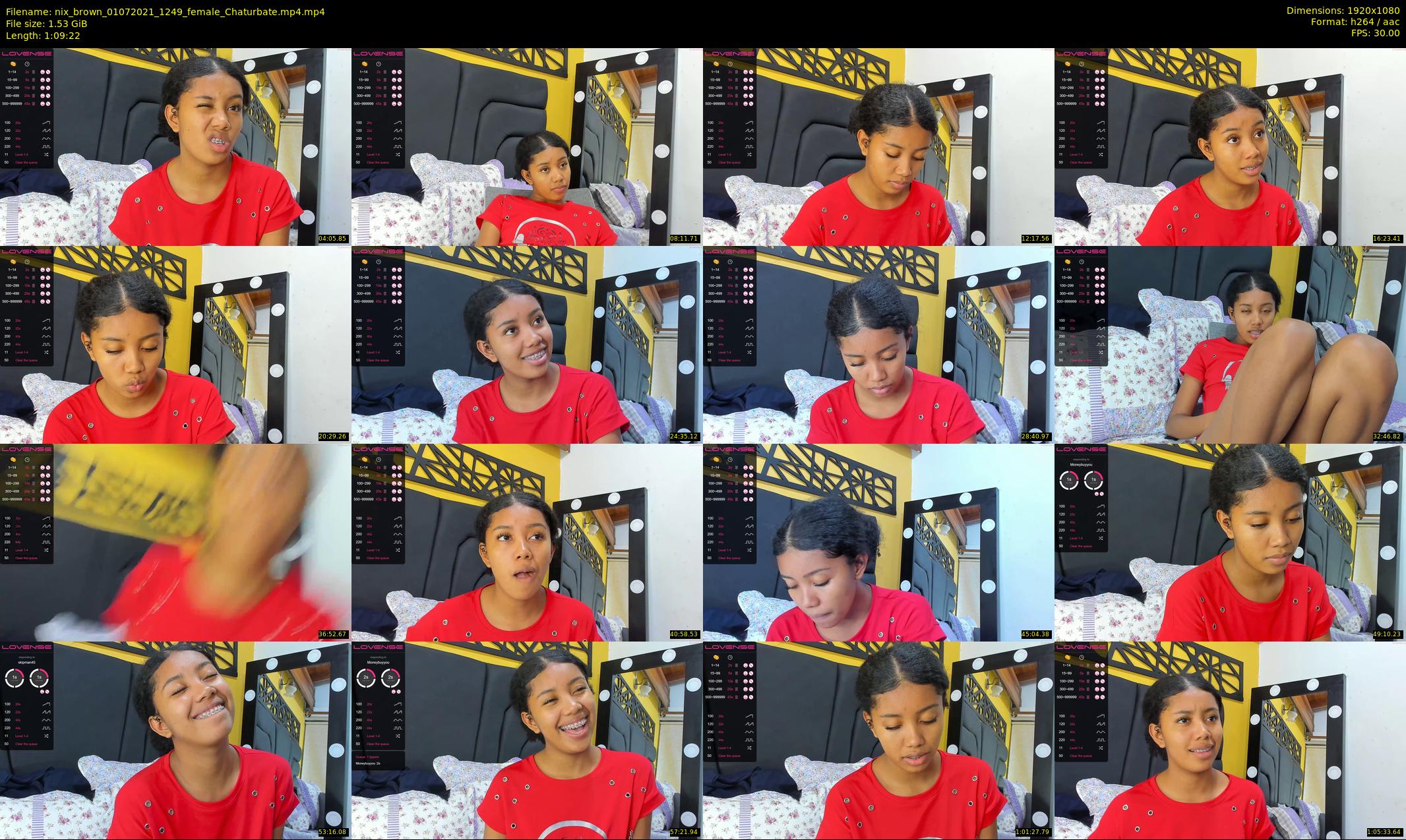nix_brown — 70 minute Chaturbate female cam show recording, 1080p, Jul 1, 2021