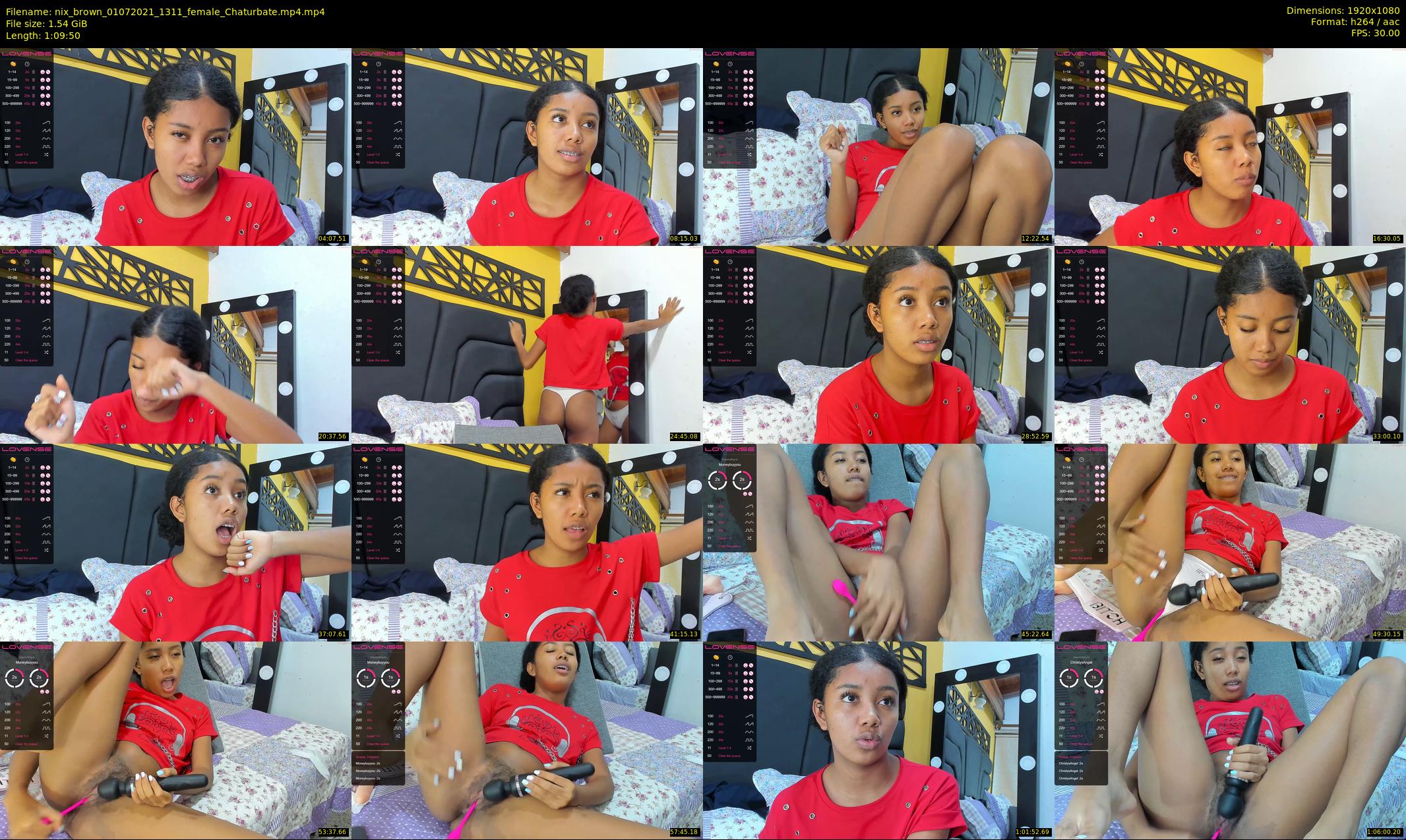 nix_brown — 70 minute Chaturbate female cam show recording, 1080p, Jul 1, 2021