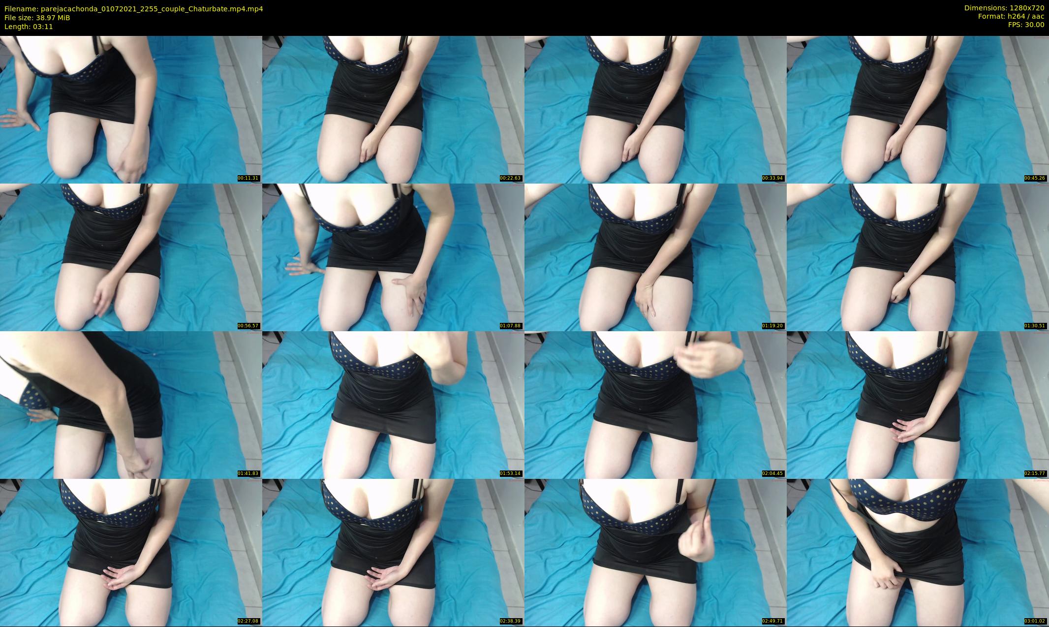 parejacachonda — 4 minute Chaturbate couple cam show recording, 720p, Jul 1, 2021