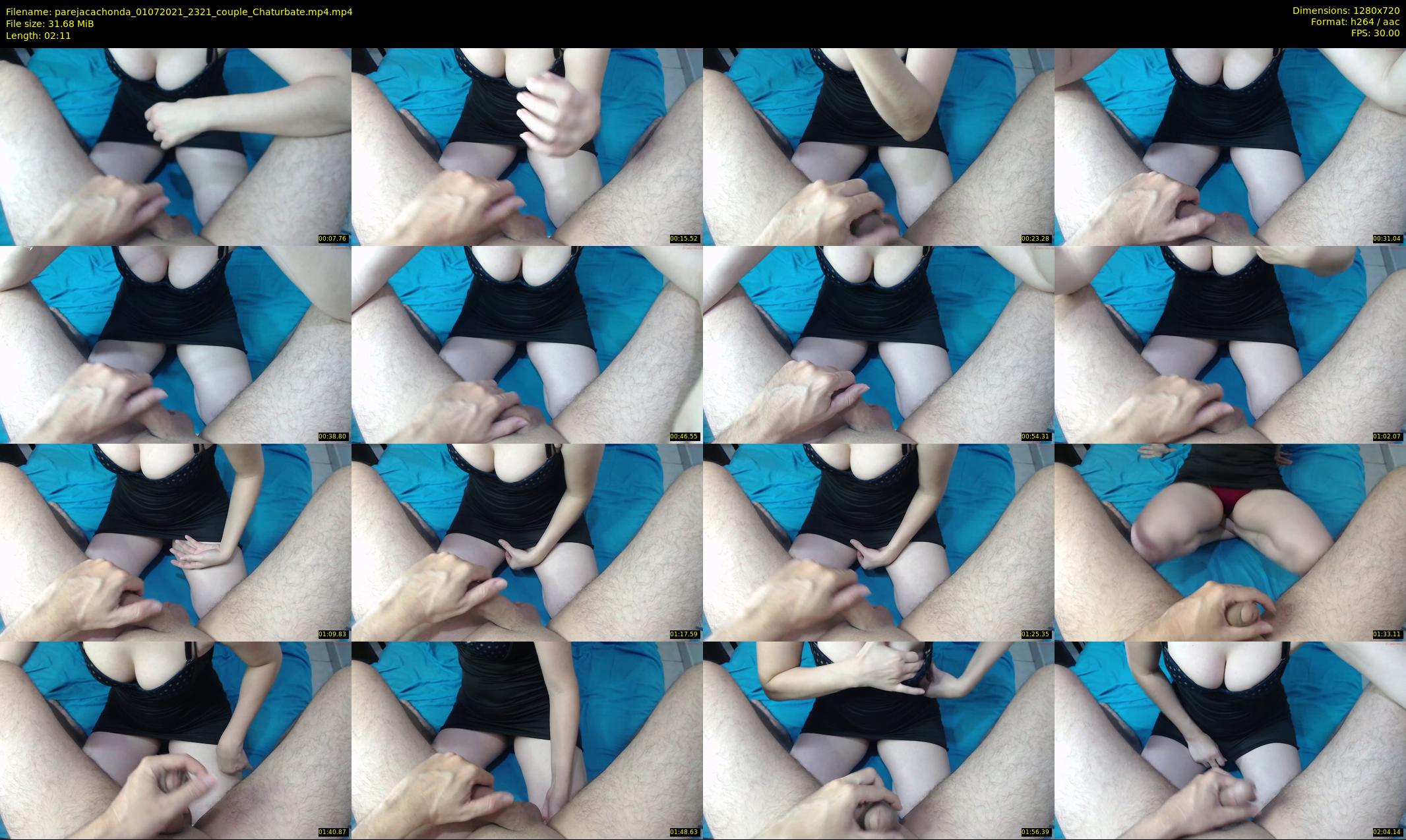 parejacachonda — 3 minute Chaturbate couple cam show recording, 720p, Jul 1, 2021