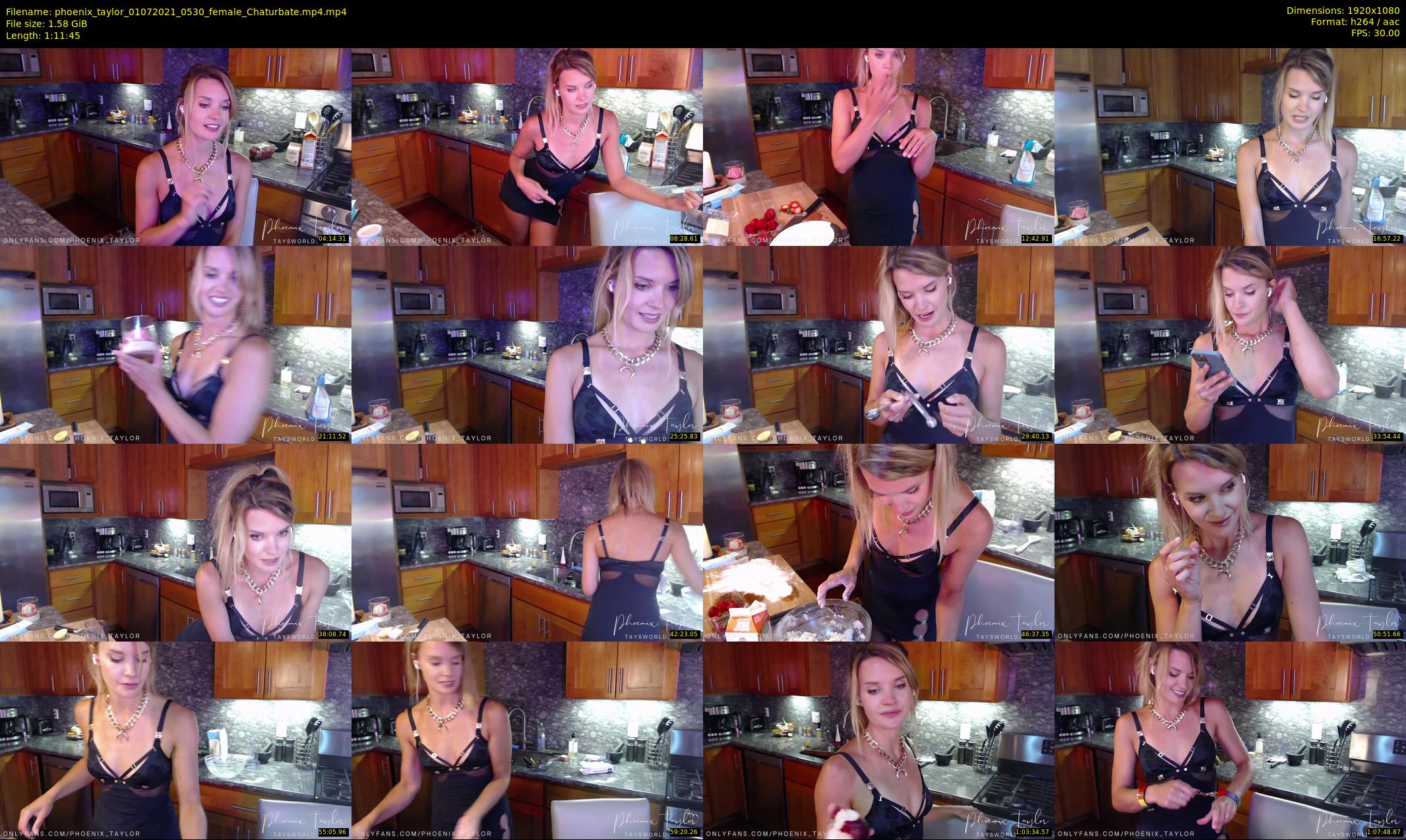 phoenix_taylor — 72 minute Chaturbate female cam show recording, 1080p, Jul 1, 2021