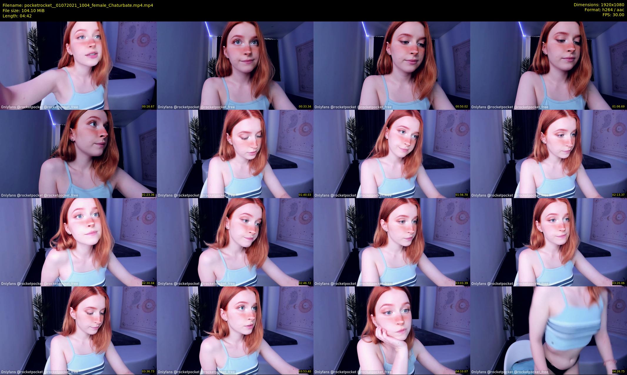 pocketrocket_ — 5 minute Chaturbate female cam show recording, 1080p, Jul 1, 2021