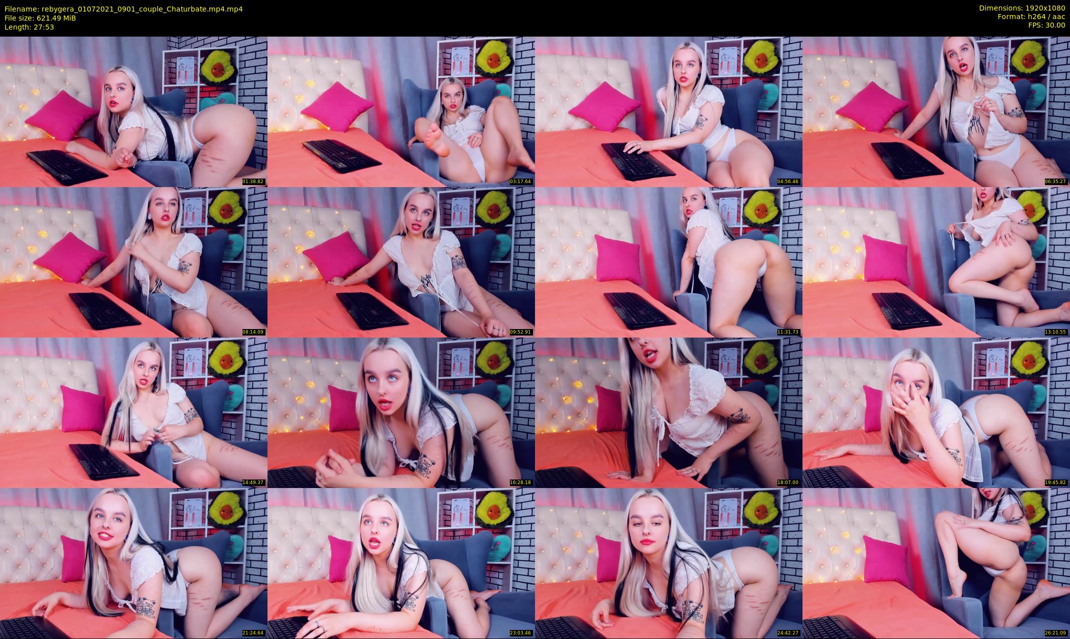 rebygera — 28 minute Chaturbate couple cam show recording, 1080p, Jul 1, 2021