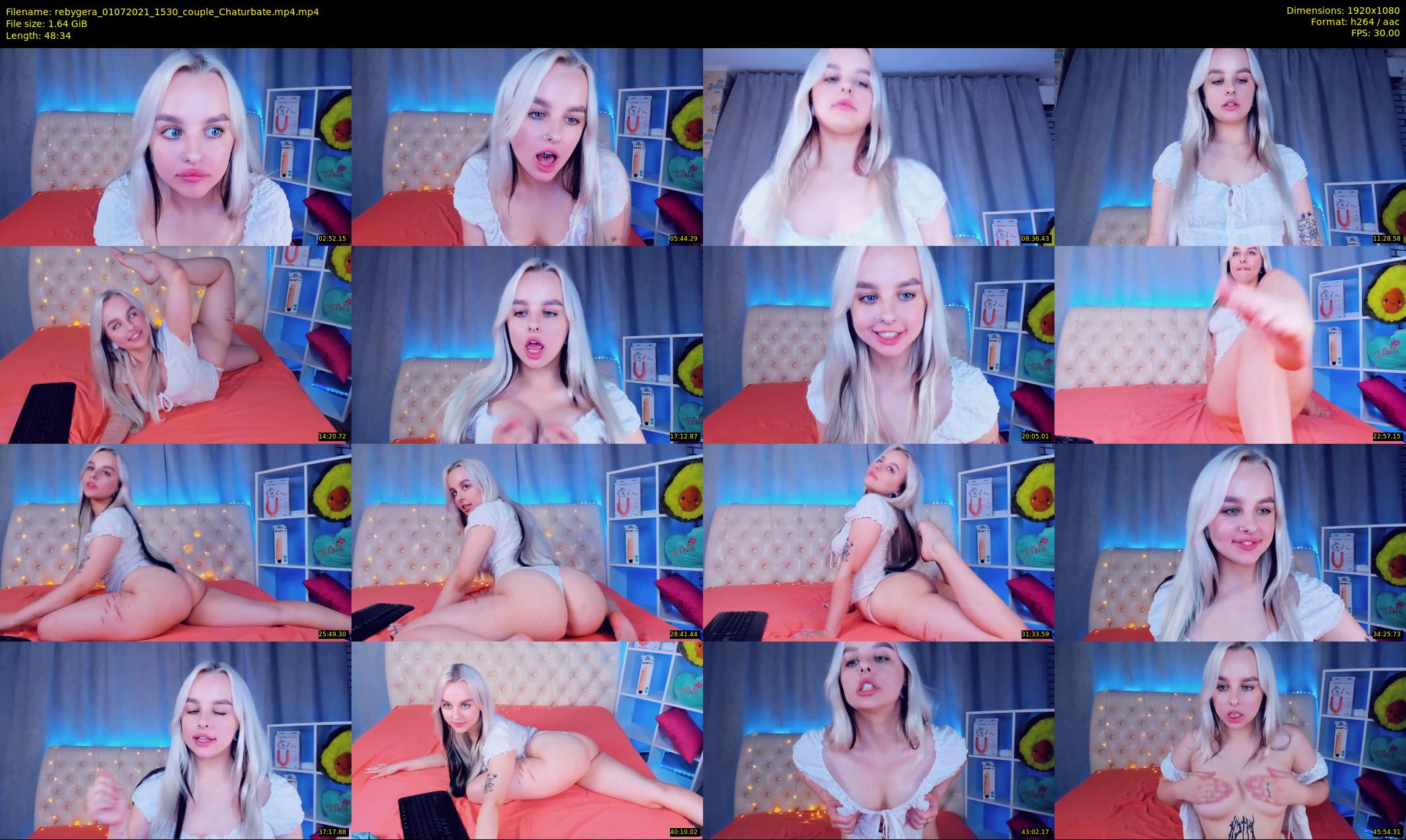 rebygera — 49 minute Chaturbate couple cam show recording, 1080p, Jul 1, 2021